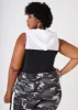 Camo Colorblock Hoodie sold by Ashley Stewart