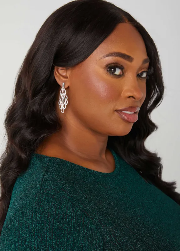 Crystal Chandelier Earrings sold by Ashley Stewart