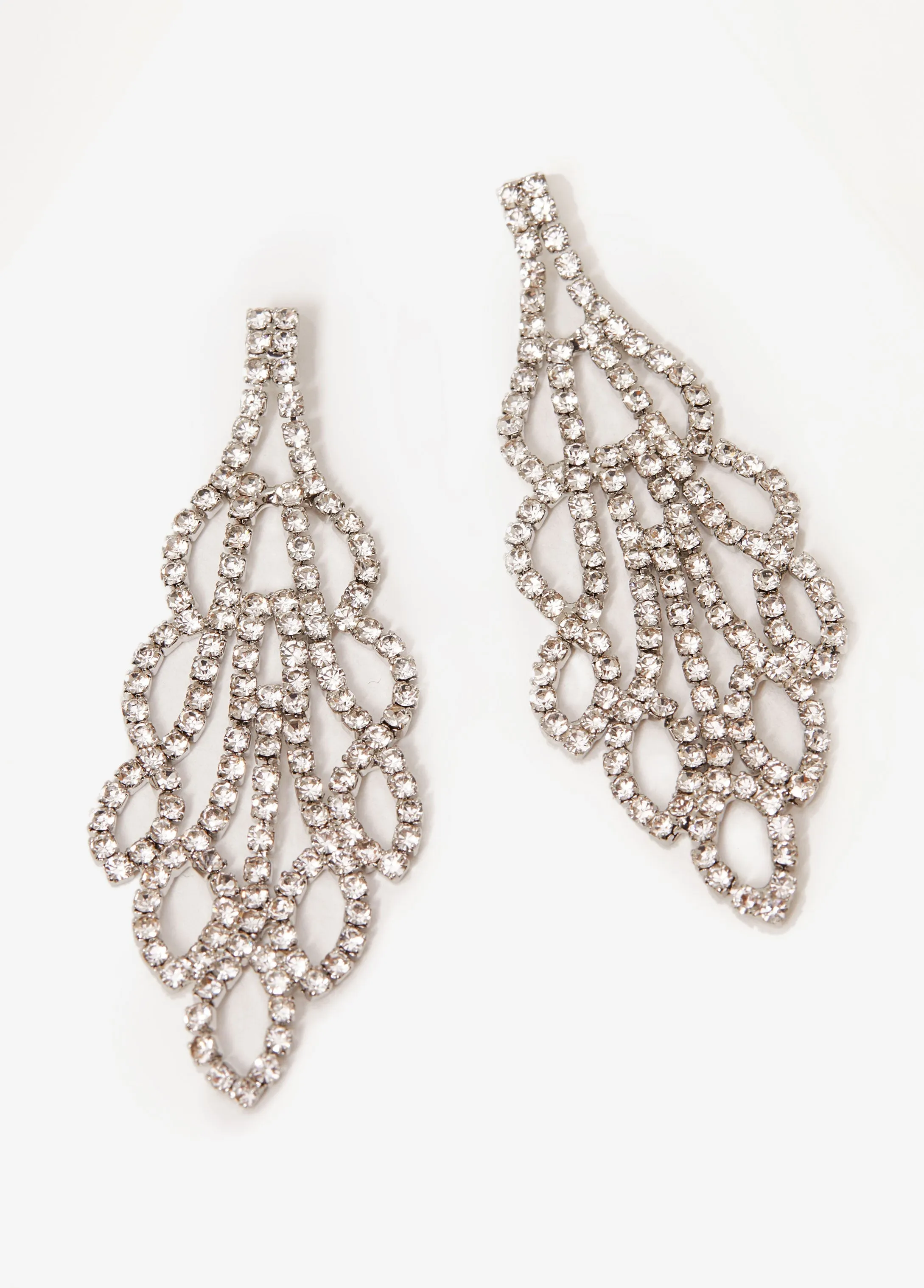 Crystal Chandelier Earrings sold by Ashley Stewart product image thumbnail 2