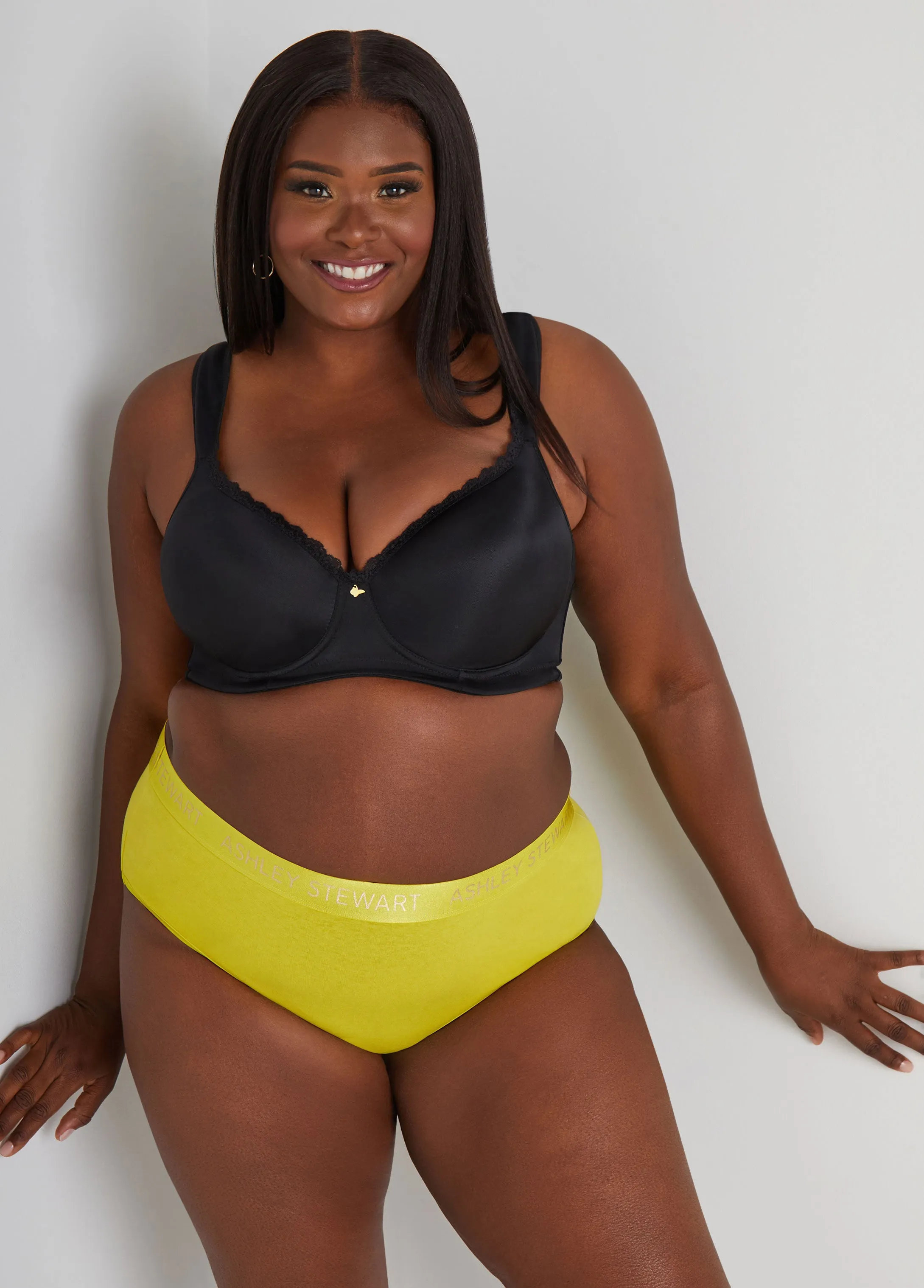 Stretch Cotton Hipster Panties sold by Ashley Stewart product image thumbnail 4