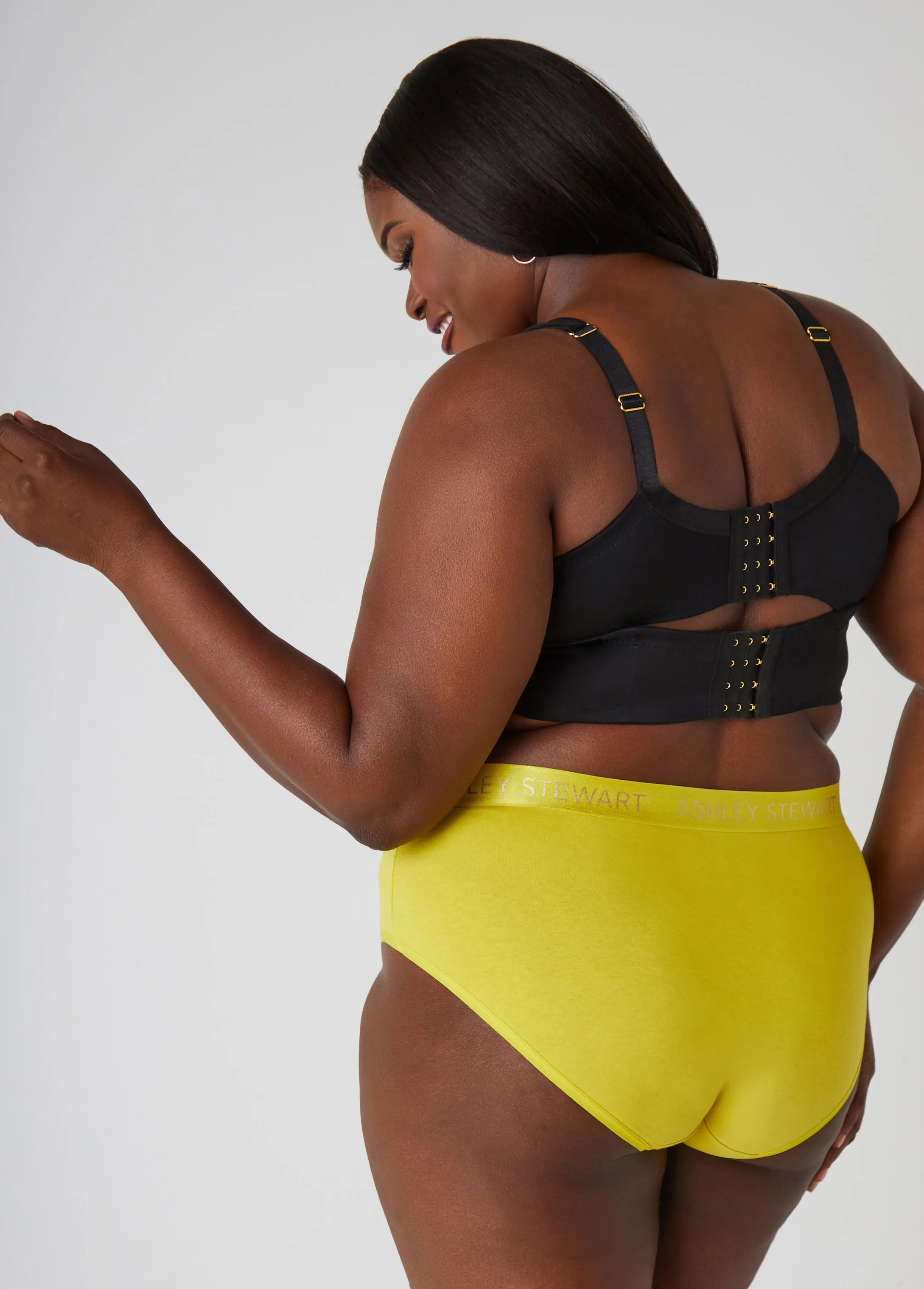 Stretch Cotton Hipster Panties sold by Ashley Stewart product image thumbnail 5