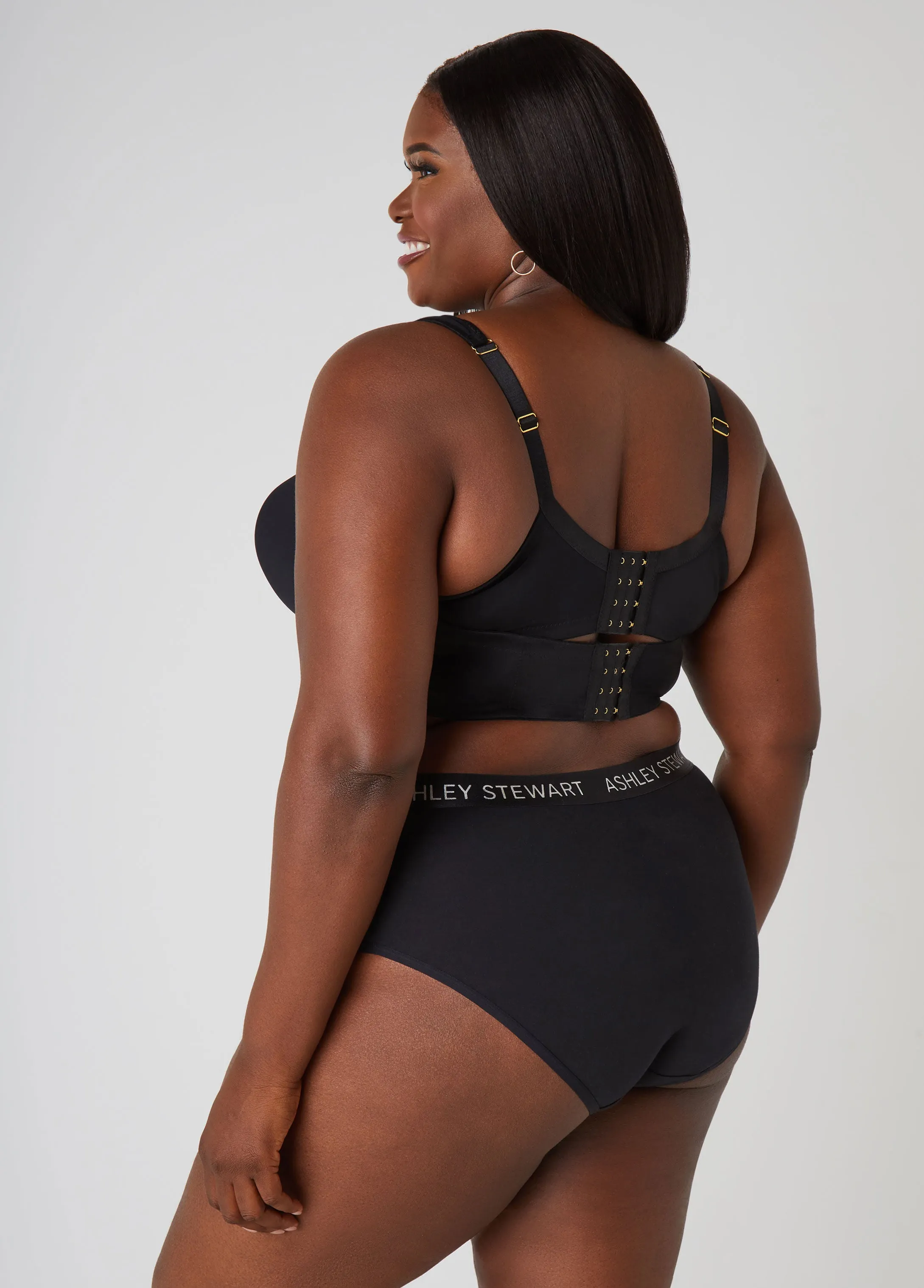 Stretch Cotton Hipster Panties sold by Ashley Stewart product image thumbnail 2