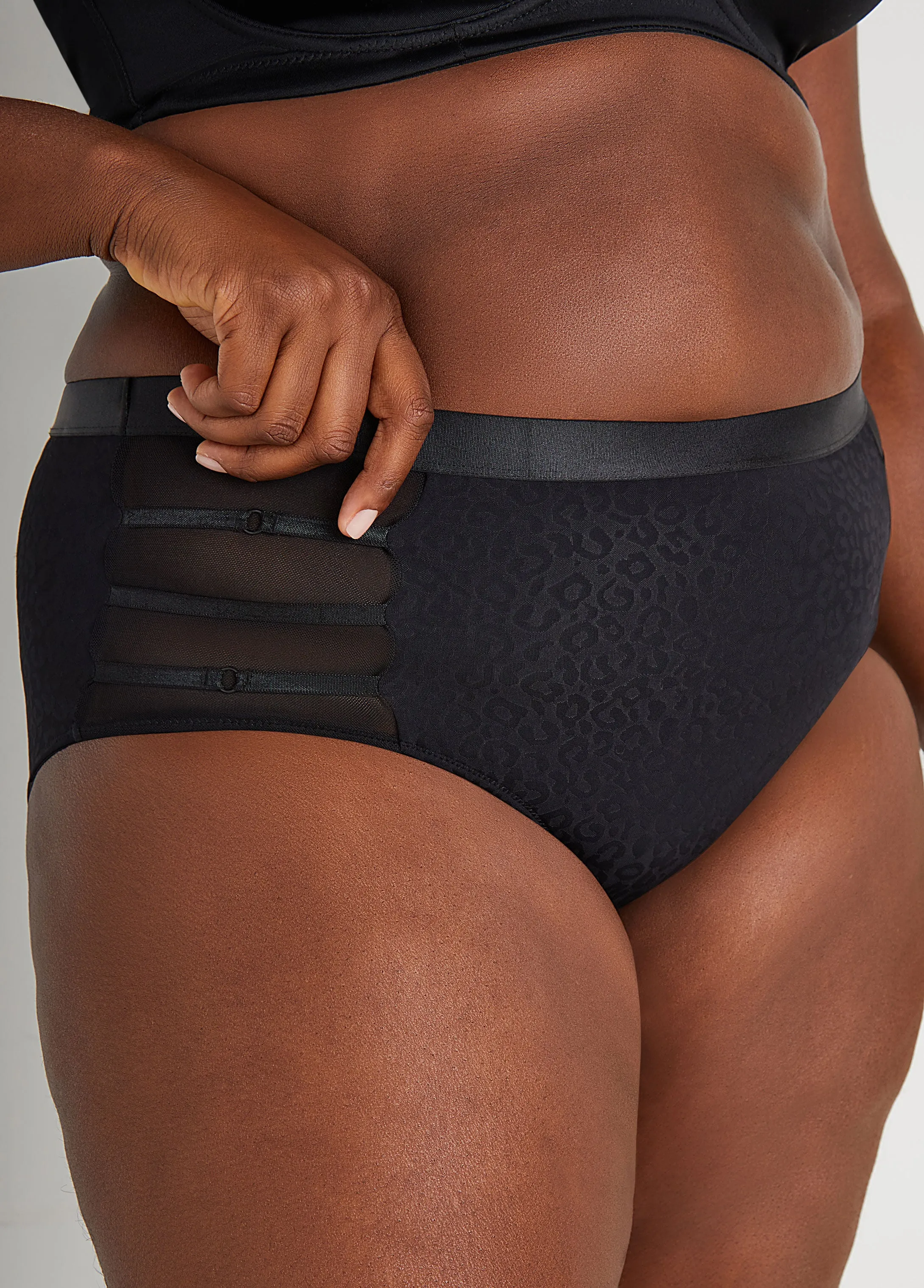 Caged Leopard Hipster Panty sold by Ashley Stewart product image thumbnail 3