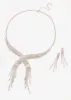 Crystal Necklace And Earrings Set sold by Ashley Stewart