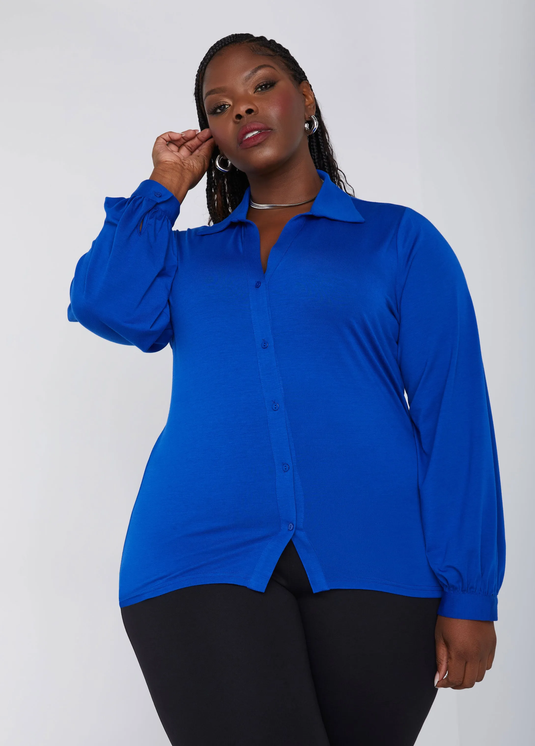 Hi Low Jersey Shirt sold by Ashley Stewart