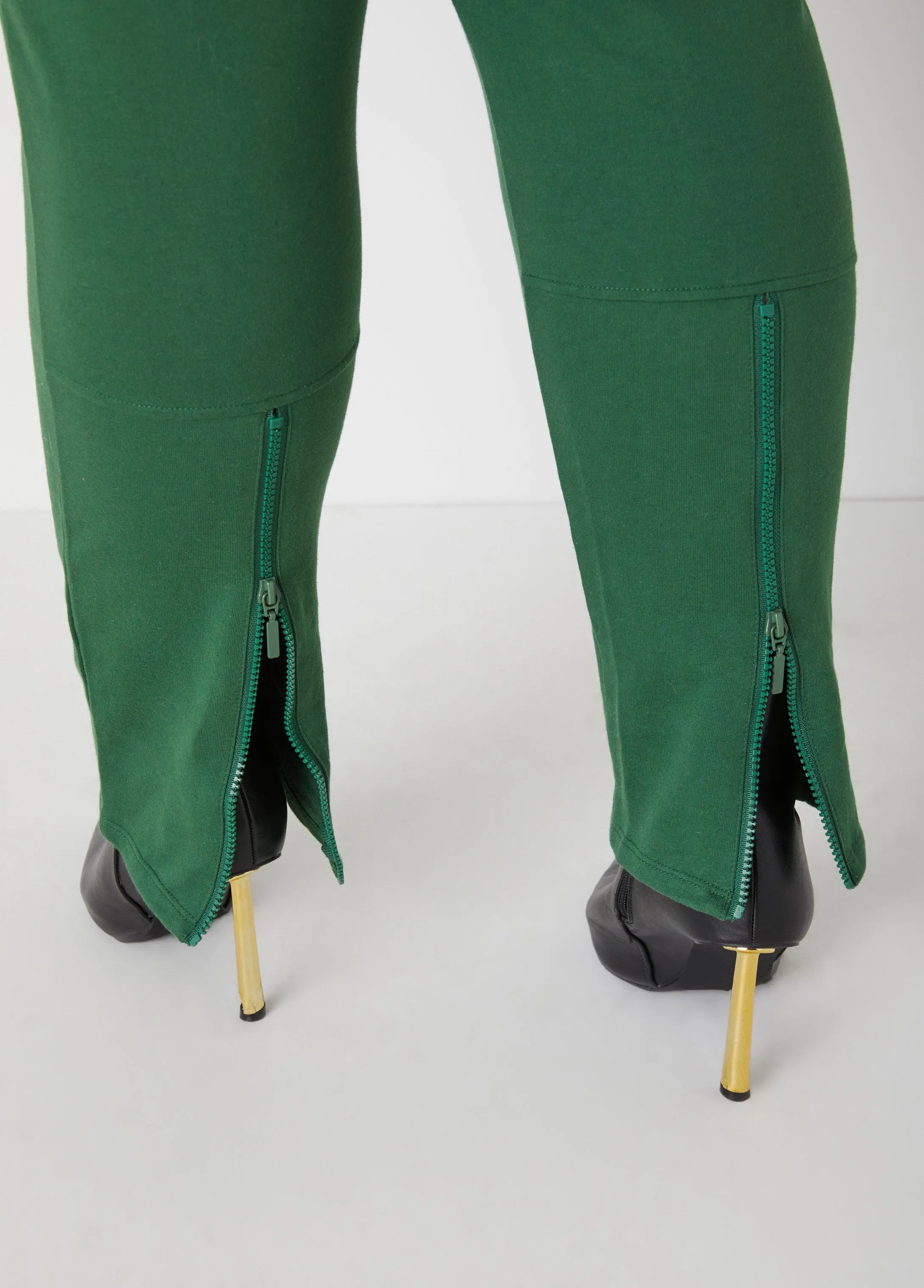 Zip Detailed Joggers sold by Ashley Stewart product image thumbnail 4