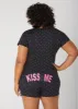Love To Sleep Kiss Me Romper sold by Ashley Stewart
