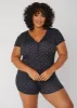 Love To Sleep Kiss Me Romper sold by Ashley Stewart