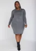 Lurex™ Bodycon Sweater Dress sold by Ashley Stewart