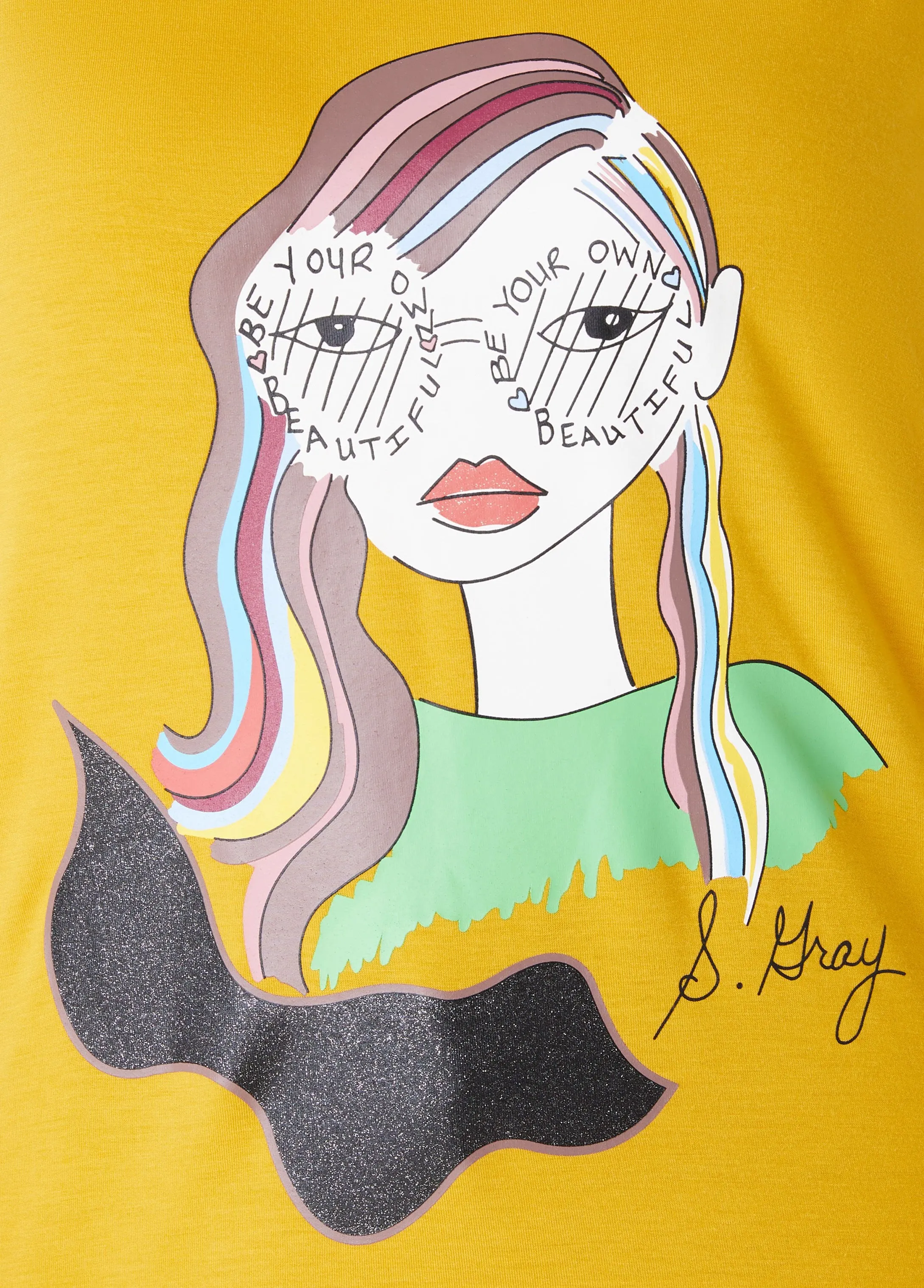 Sheila Gray Be Your Own Tee sold by Ashley Stewart product image thumbnail 4