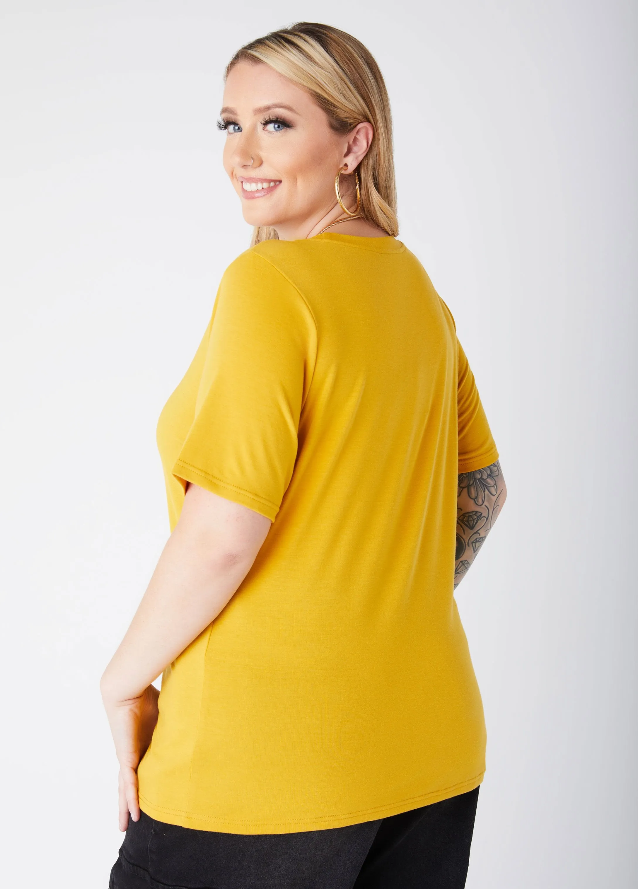 Sheila Gray Be Your Own Tee sold by Ashley Stewart product image thumbnail 2