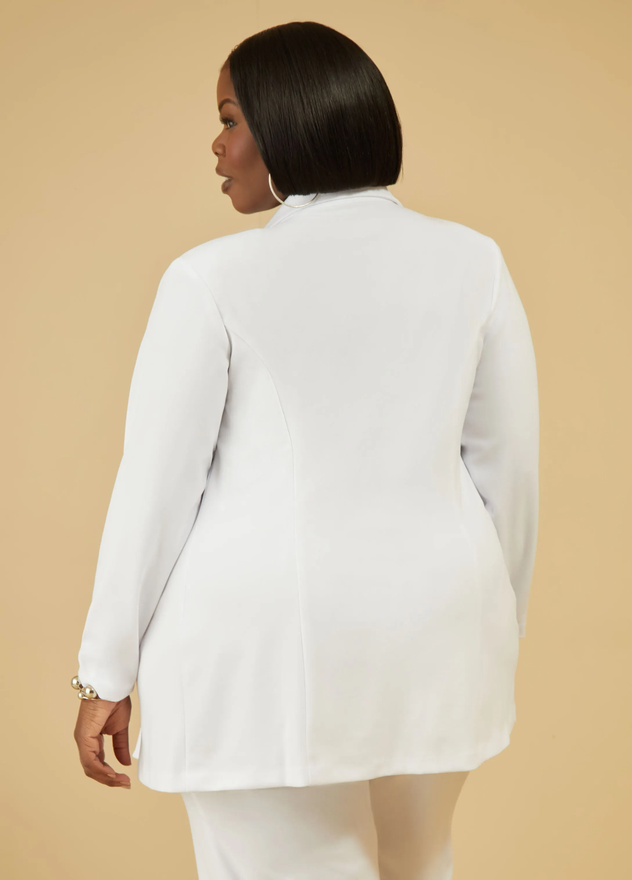 Oversized Crepe Blazer sold by Ashley Stewart product image thumbnail 2