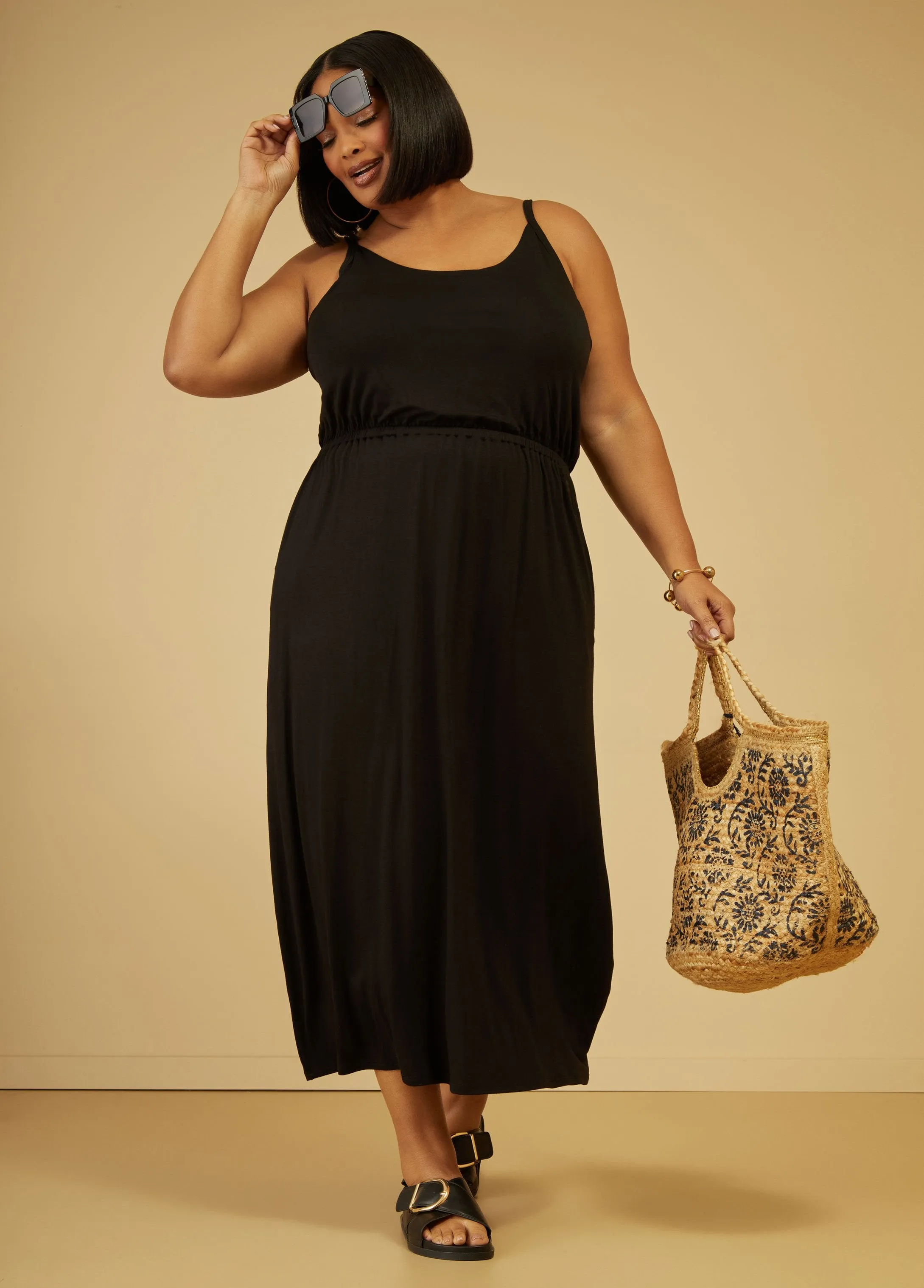 Jersey Maxi Dress sold by Ashley Stewart product image thumbnail 3