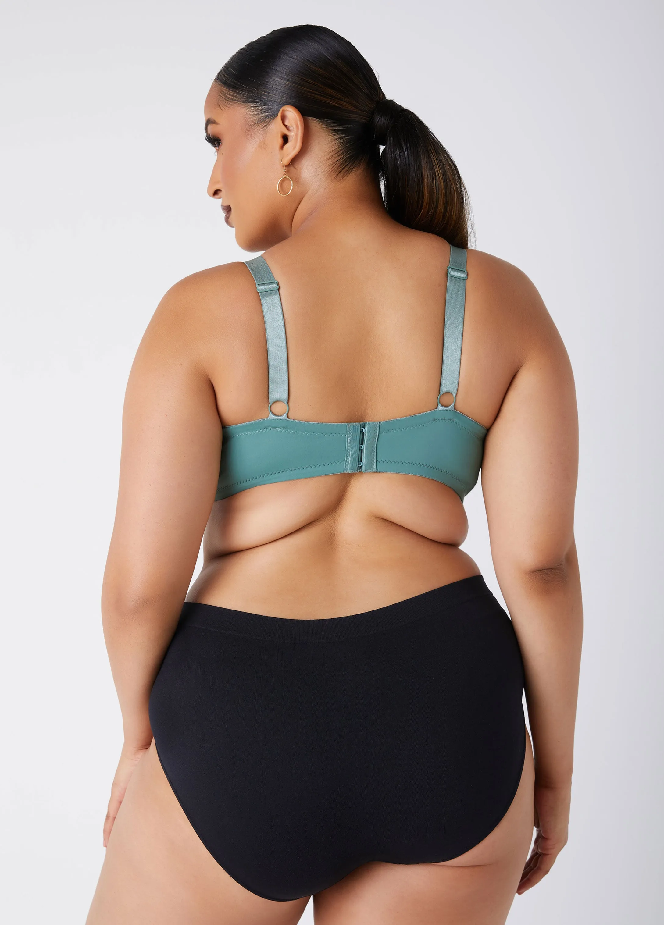 Lattice And Lace Underwire Bra sold by Ashley Stewart product image thumbnail 2