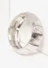 Textured Silver Tone Hinge Cuff sold by Ashley Stewart