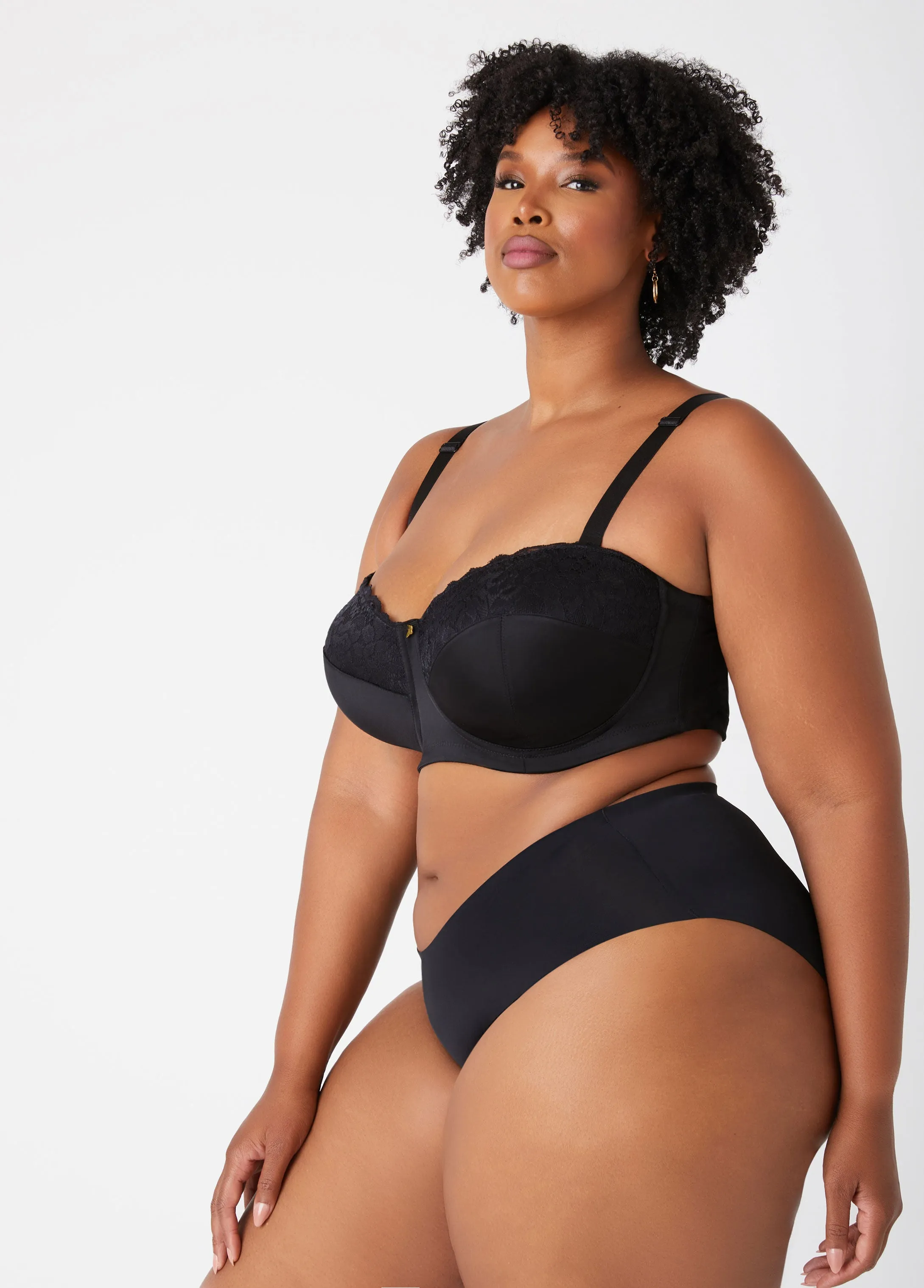 Seamless Microfiber Cheeky Panty sold by Ashley Stewart product image thumbnail 3