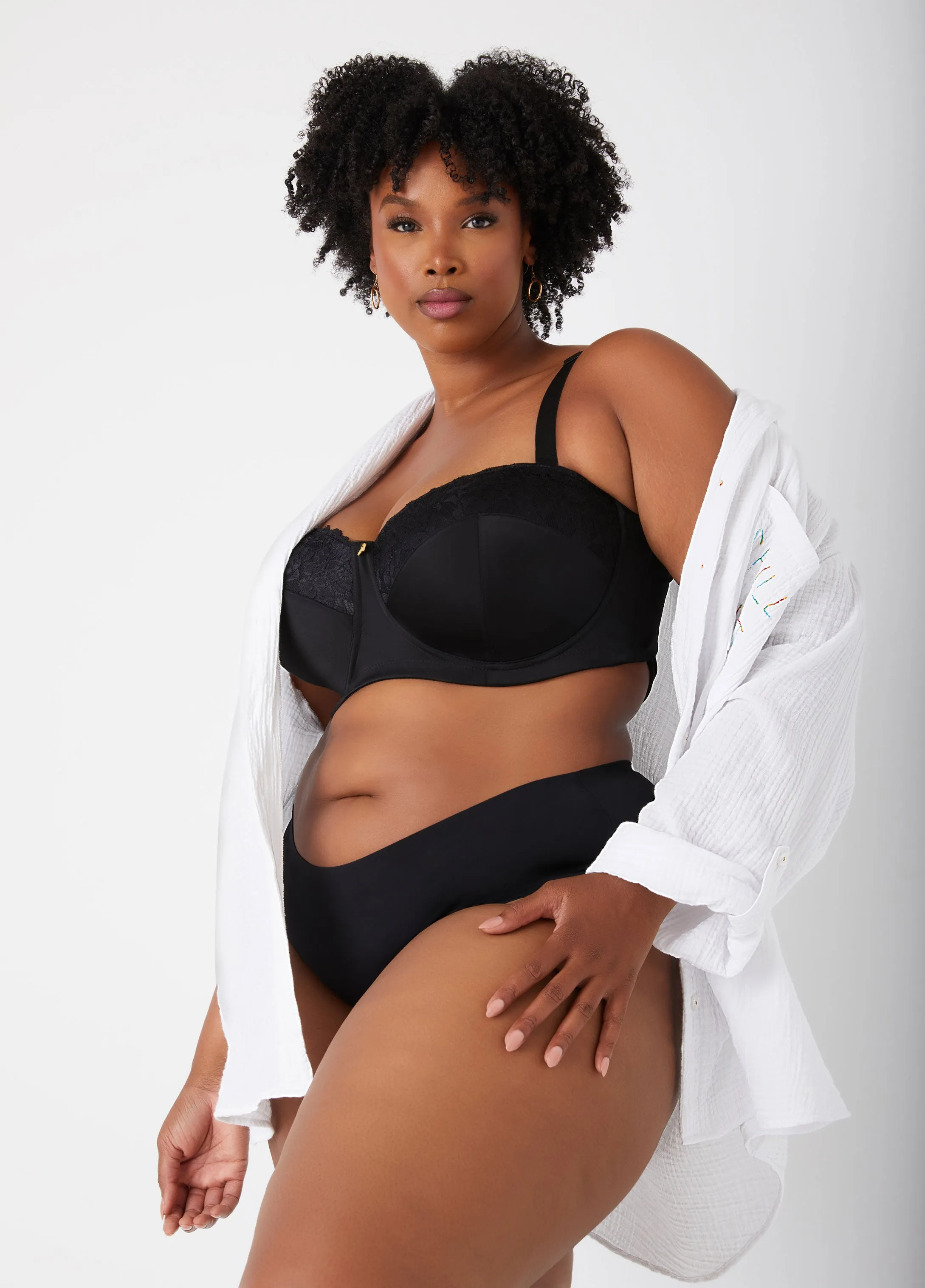 Seamless Microfiber Cheeky Panty sold by Ashley Stewart product image thumbnail 4