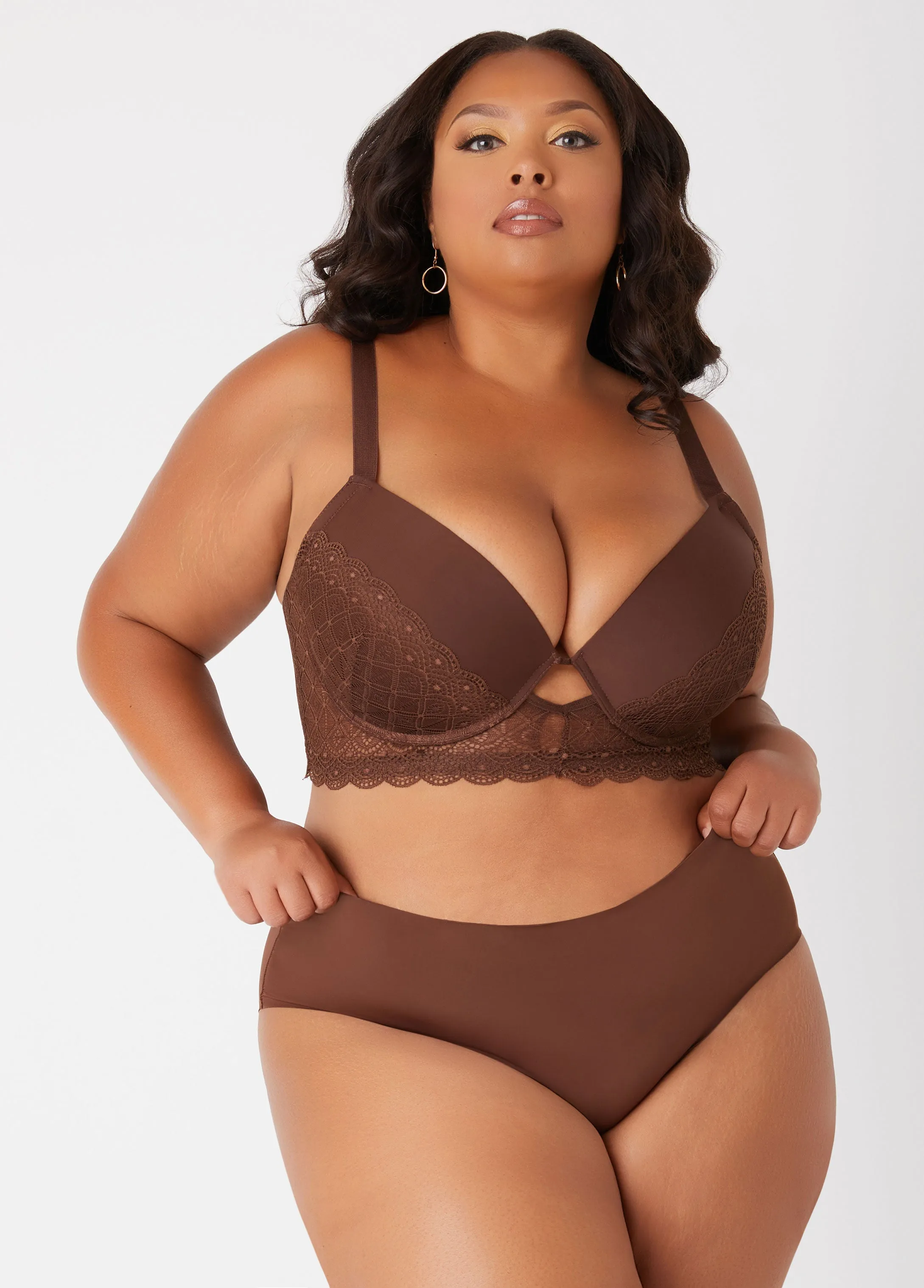 Seamless Microfiber Cheeky Panty sold by Ashley Stewart product image thumbnail 5