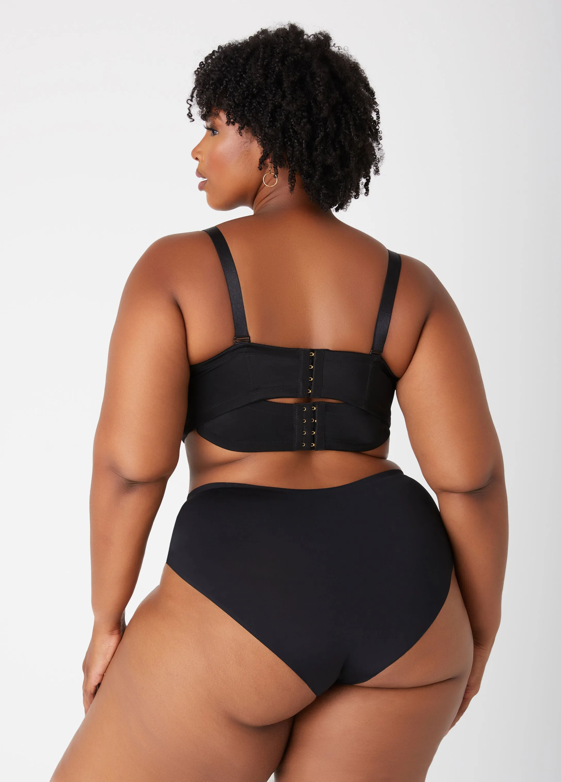 Seamless Microfiber Cheeky Panty sold by Ashley Stewart product image thumbnail 2