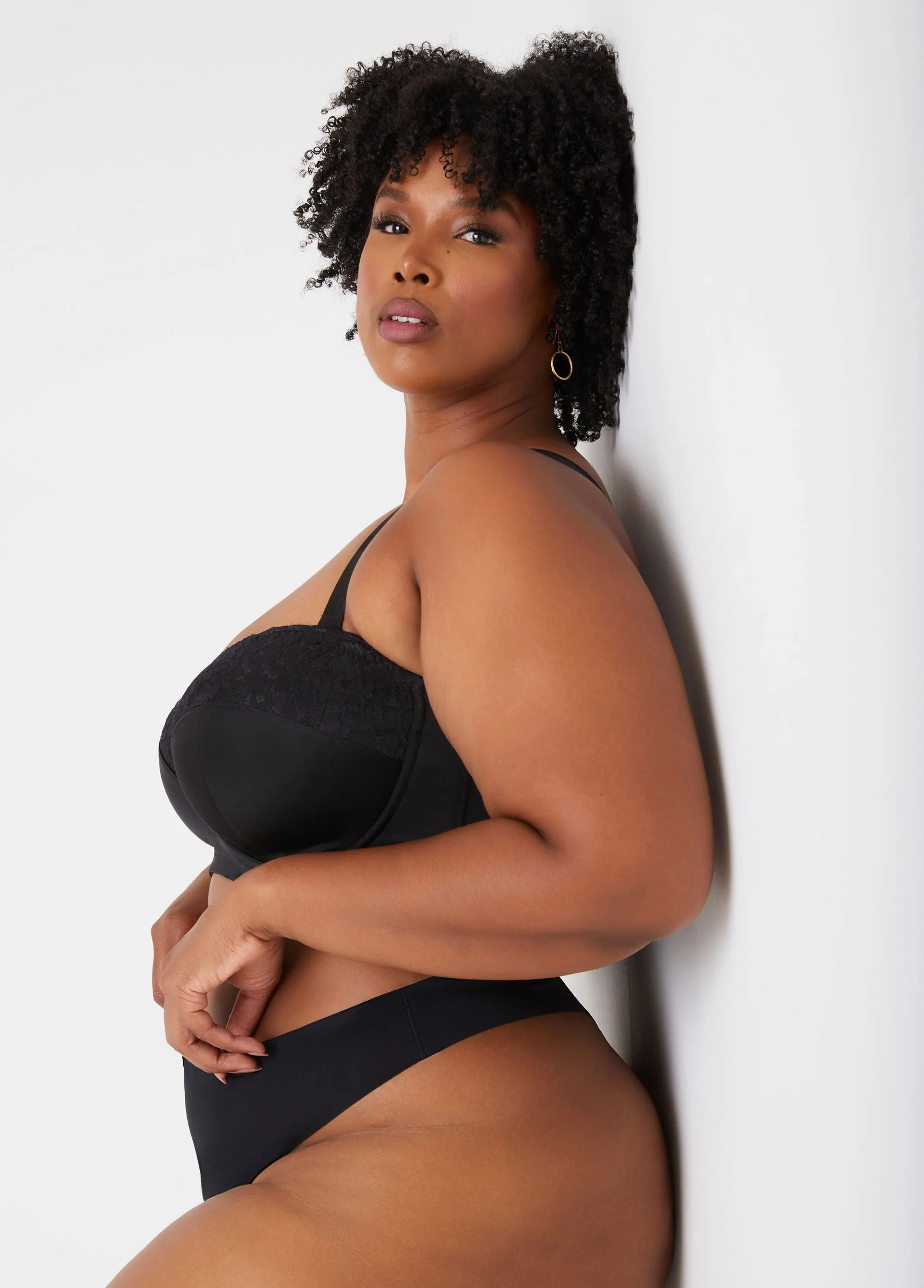 Seamless Microfiber Thong sold by Ashley Stewart product image thumbnail 4