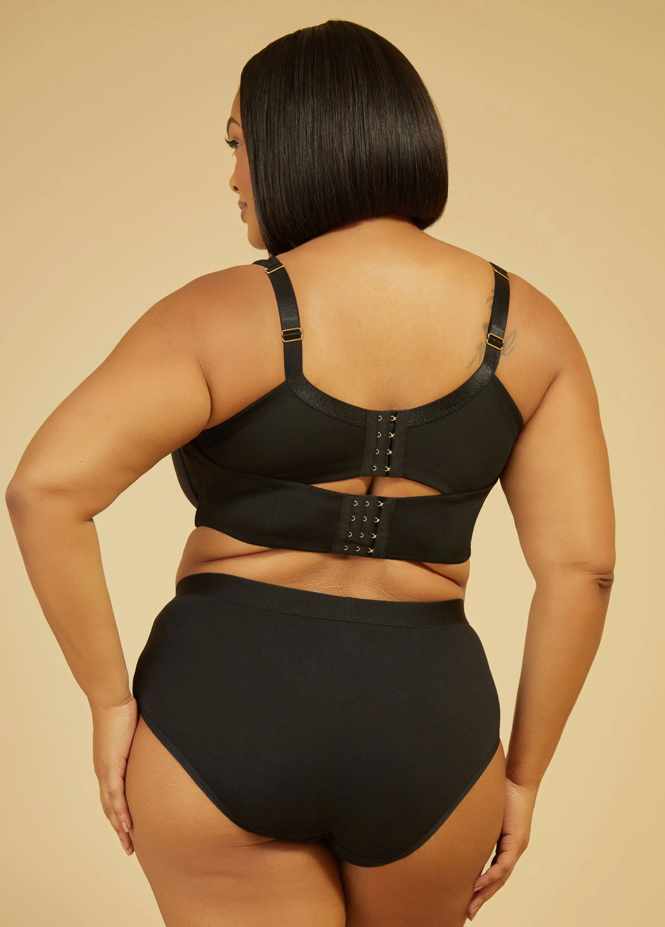 Stretch Cotton Hipster Briefs sold by Ashley Stewart product image thumbnail 2