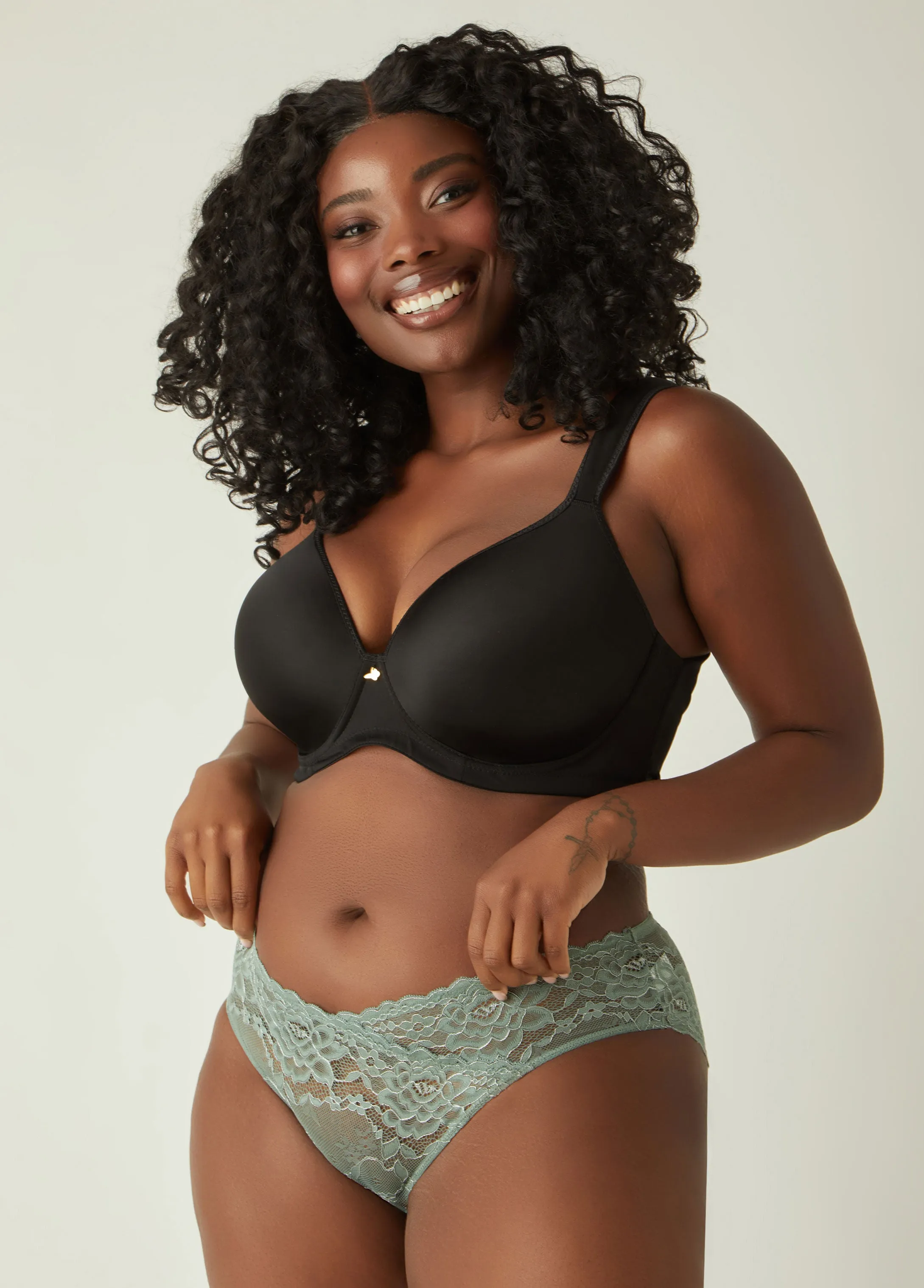 Lace Bikini Briefs sold by Ashley Stewart product image thumbnail 5