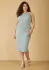 Ribbed Midi Skirt sold by Ashley Stewart
