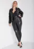 Sequined Mesh Bomber Jacket sold by Ashley Stewart