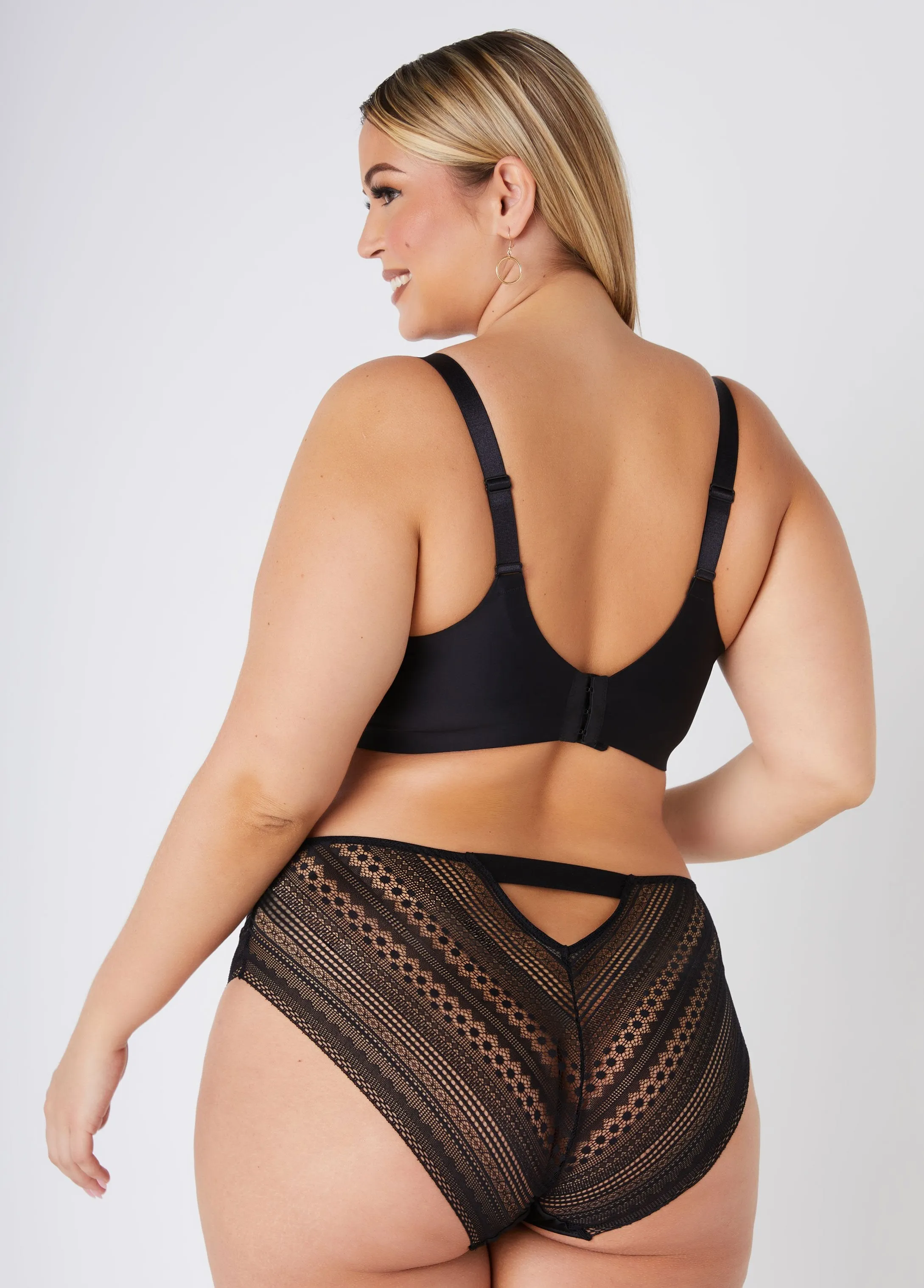 Cutout Paneled Hipster Panties sold by Ashley Stewart product image thumbnail 5