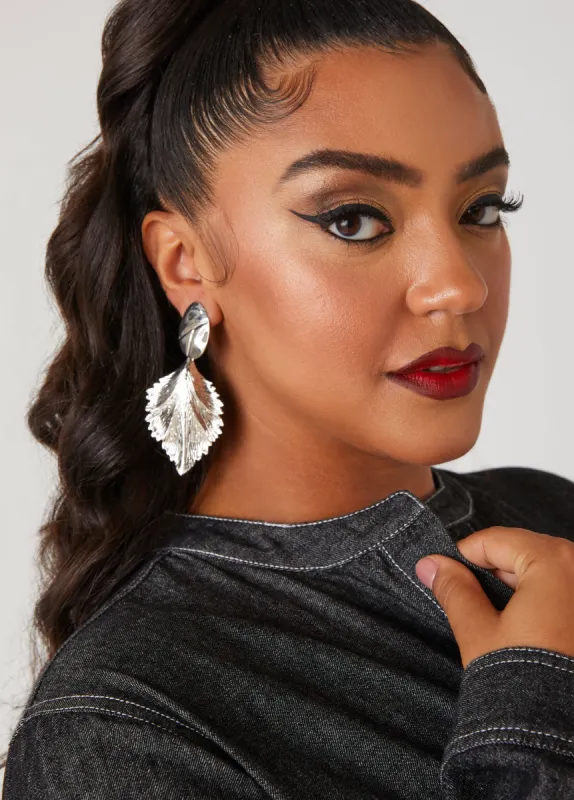 Leaf Clip On Earrings sold by Ashley Stewart