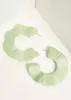 Wavy Raffia Hoop Earrings sold by Ashley Stewart