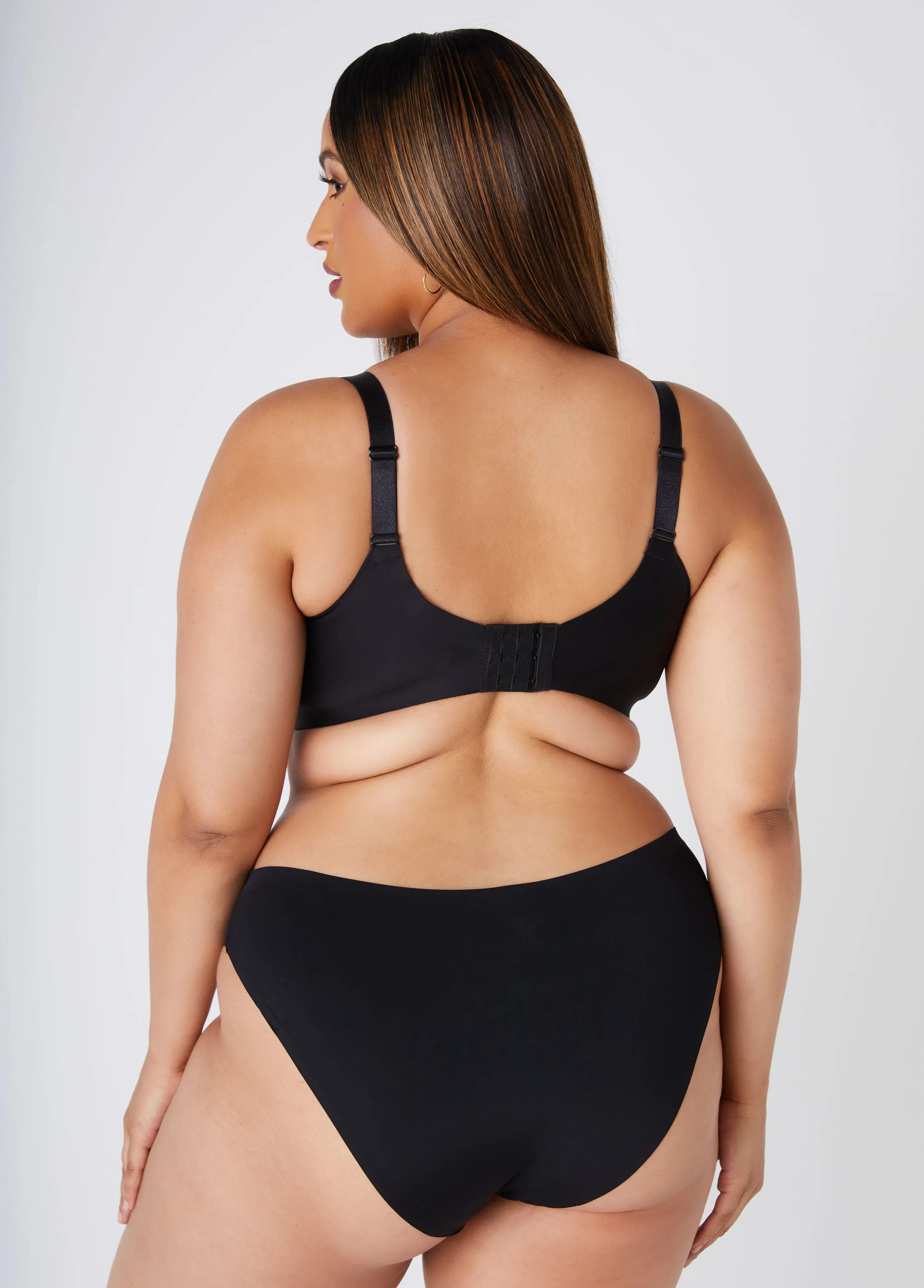 Lace Side Smoothing Wireless Bra sold by Ashley Stewart product image thumbnail 2