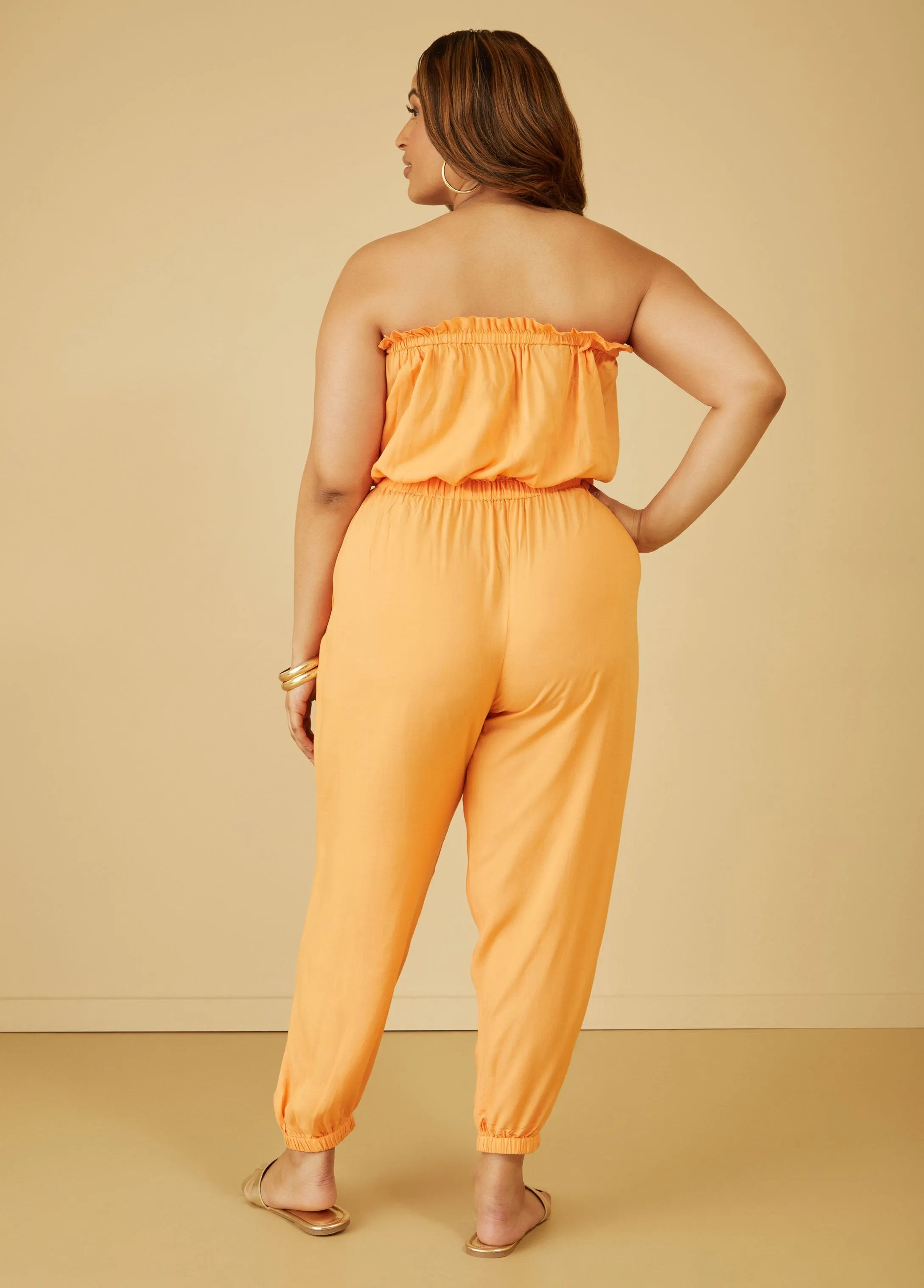 Strapless Joggers Jumpsuit sold by Ashley Stewart product image thumbnail 5
