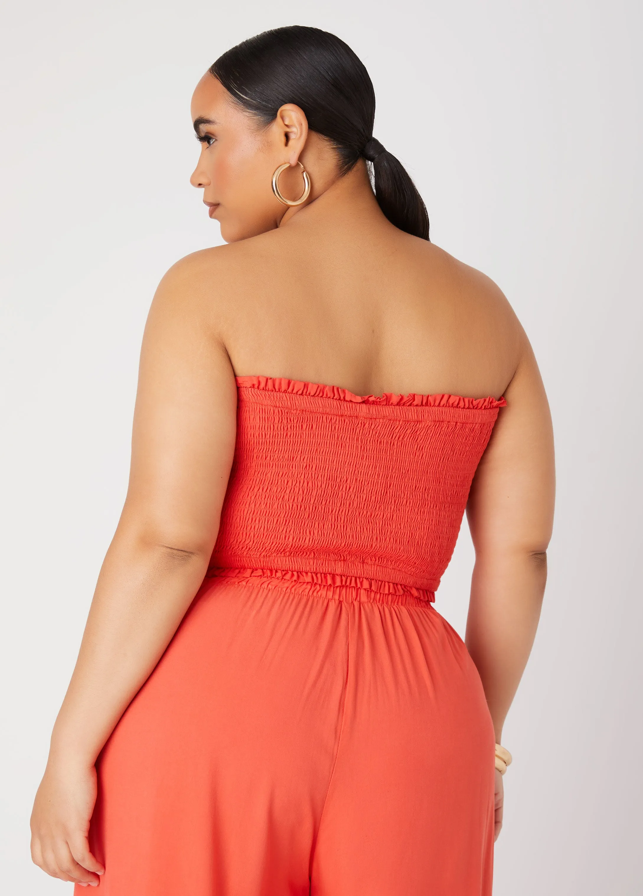 Shirred Tube Top sold by Ashley Stewart product image thumbnail 2