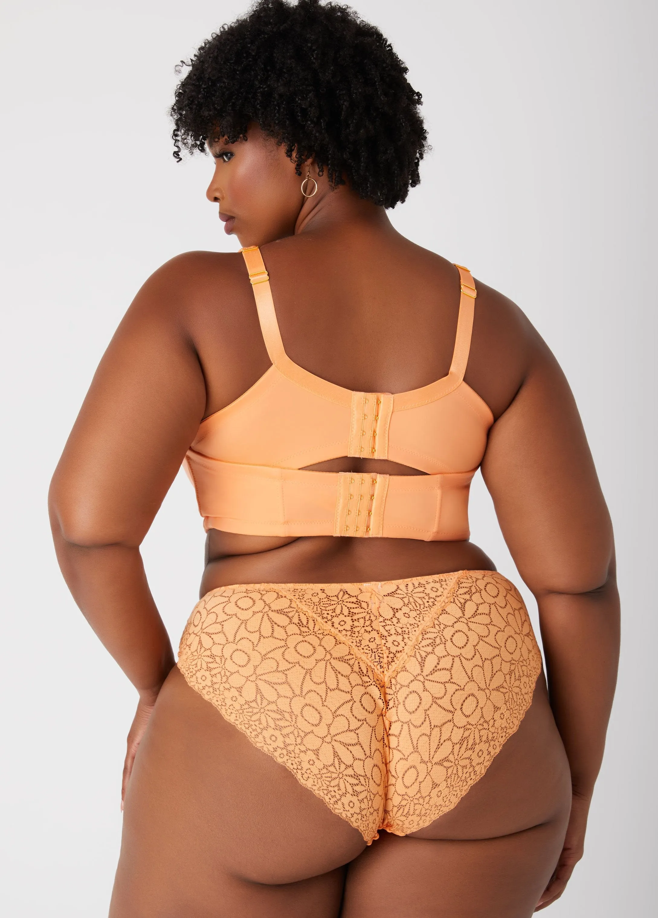 Lace Trim Full Coverage Butterfly Bra sold by Ashley Stewart product image thumbnail 2