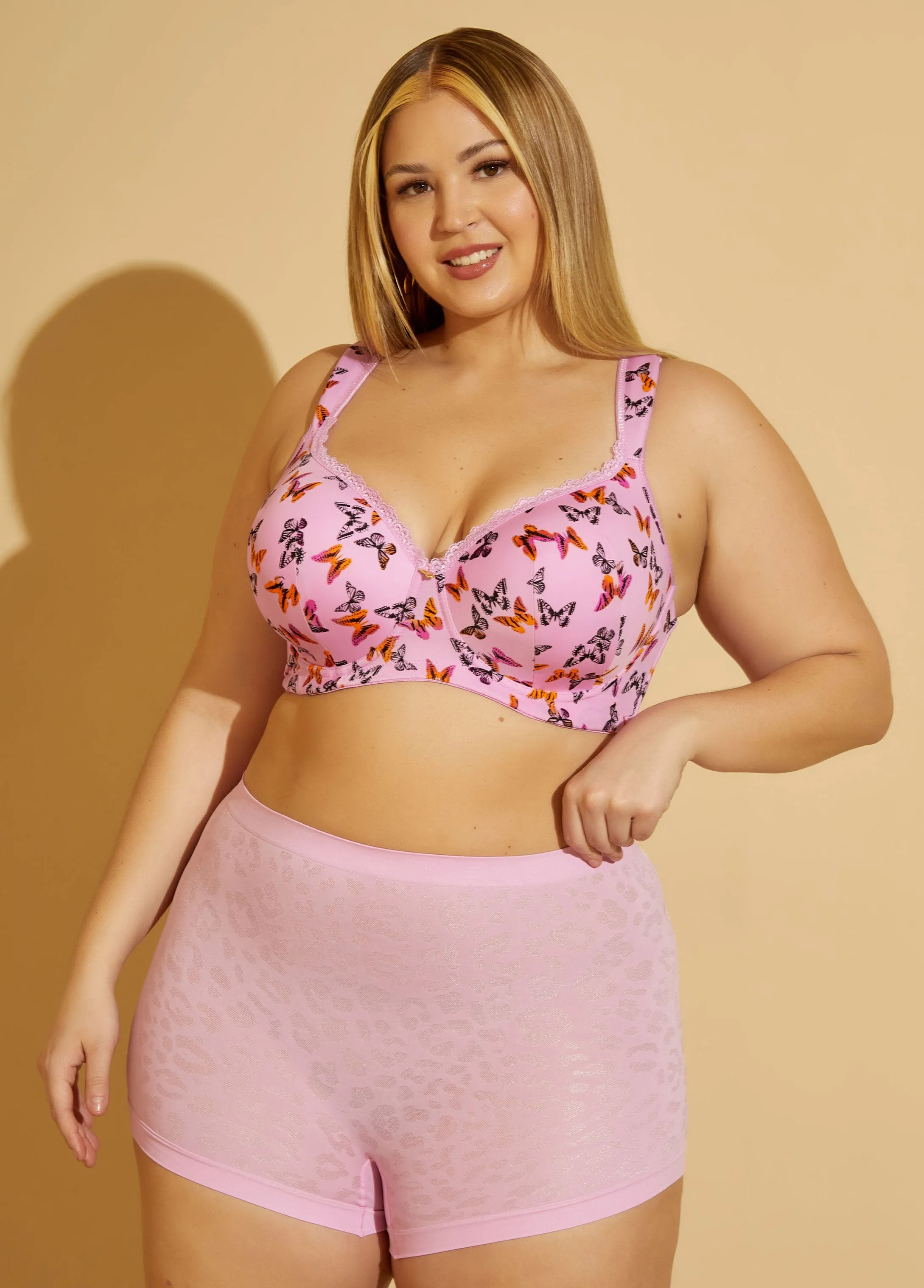 Seamless Leopard Boyshort Panty sold by Ashley Stewart product image thumbnail 4