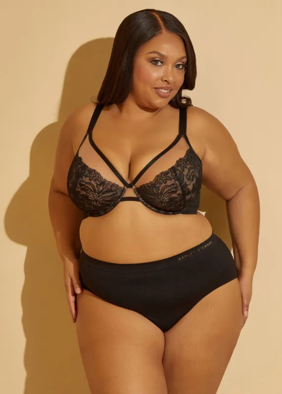 Seamless Logo Briefs sold by Ashley Stewart