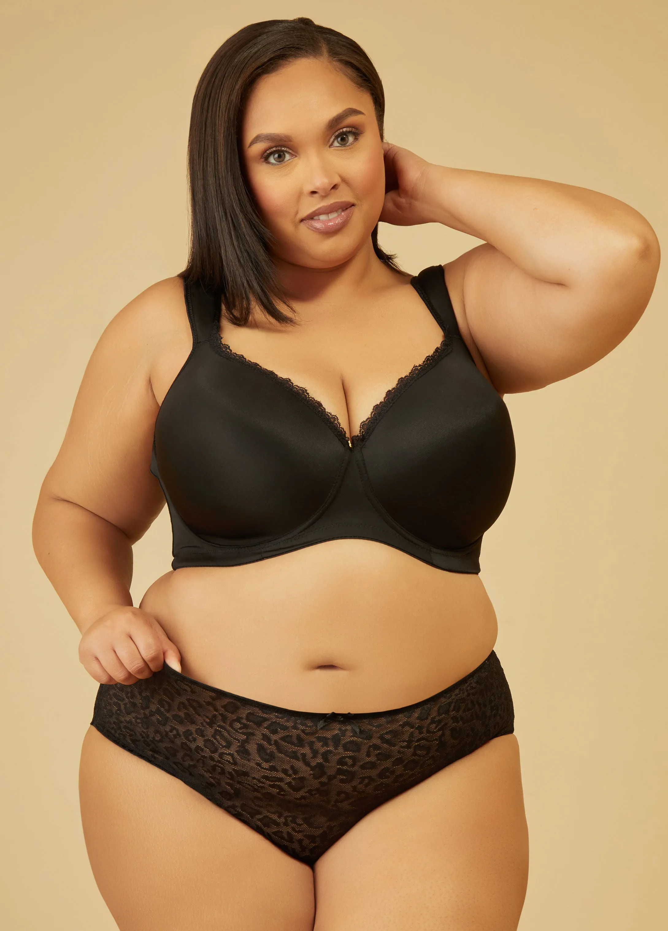 Leopard Mesh Panty sold by Ashley Stewart product image thumbnail 4