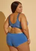 Stretch Cotton Logo Boyshort Panty sold by Ashley Stewart