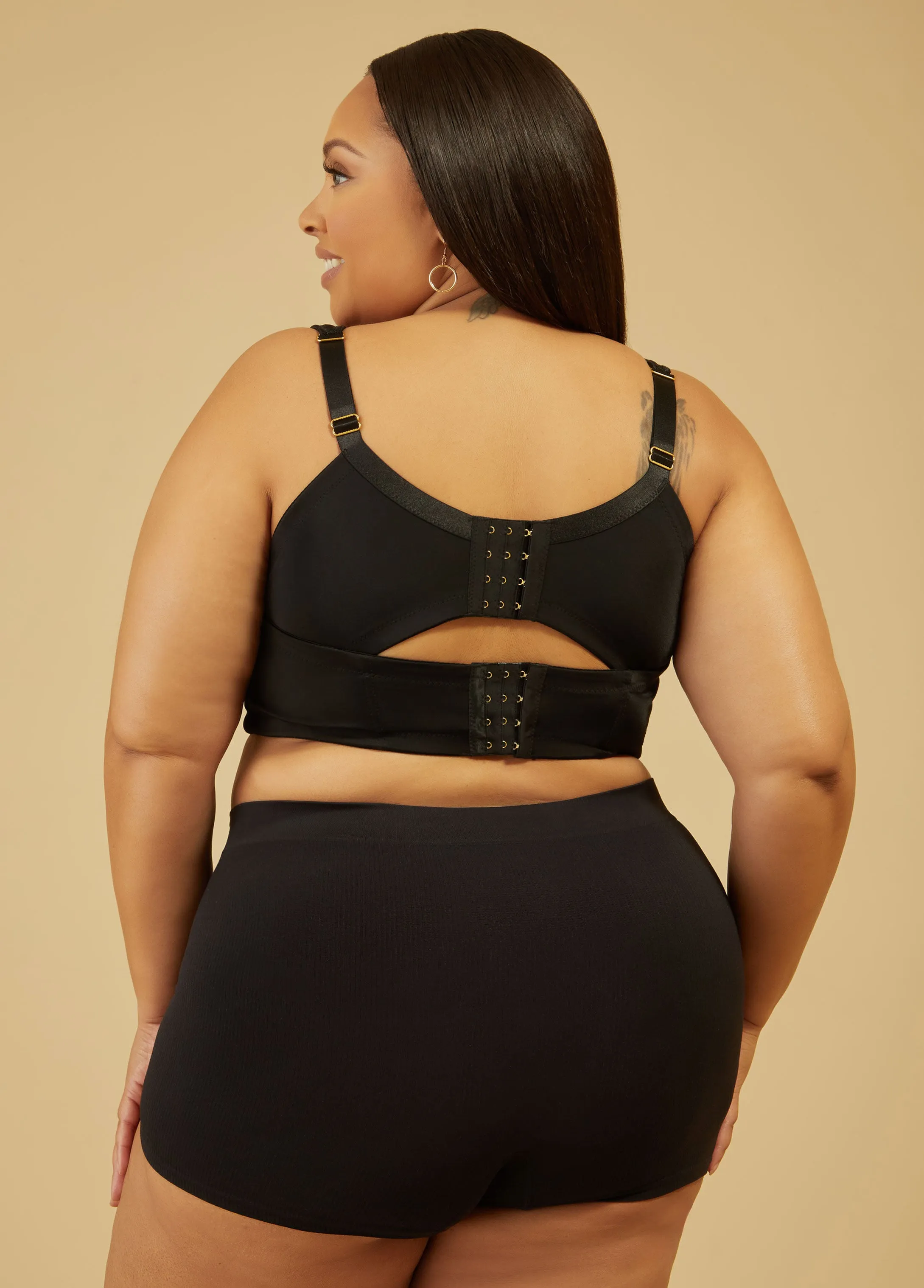 Seamless Ribbed Boyshort sold by Ashley Stewart product image thumbnail 2