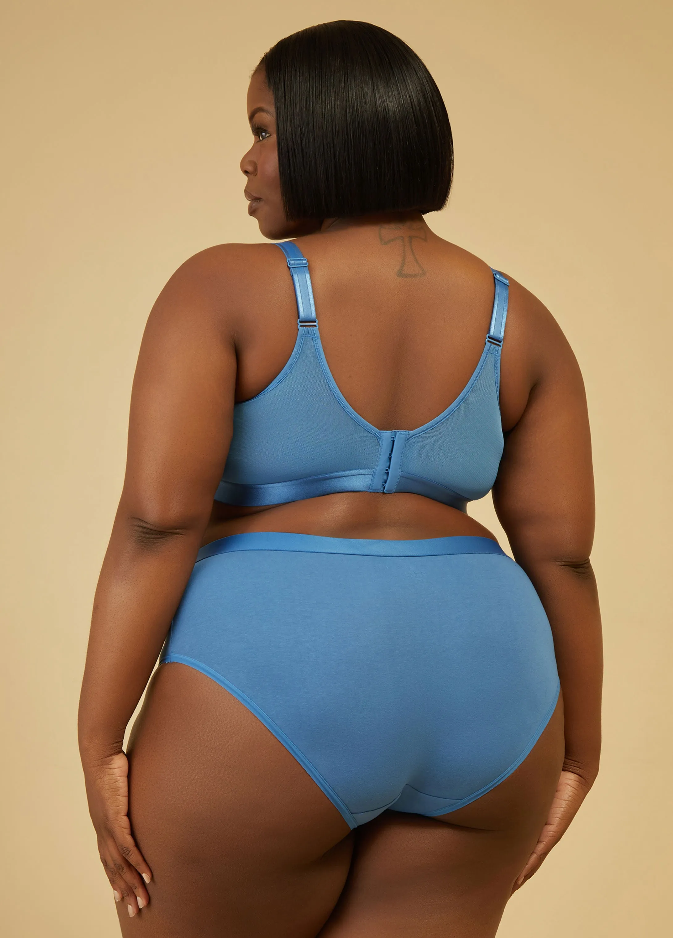 Hipster Stretch Cotton Panty sold by Ashley Stewart product image thumbnail 5