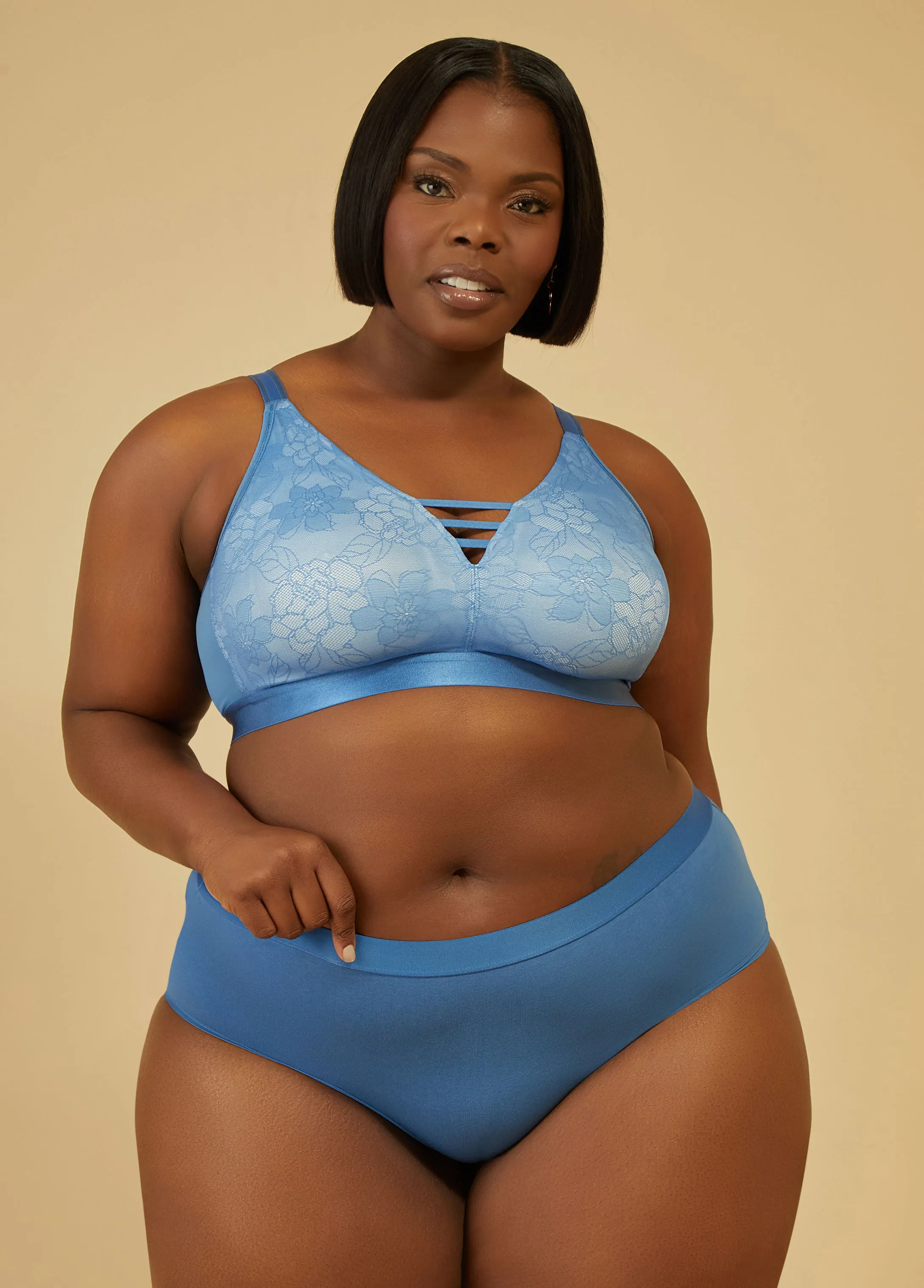 Hipster Stretch Cotton Panty sold by Ashley Stewart product image thumbnail 4