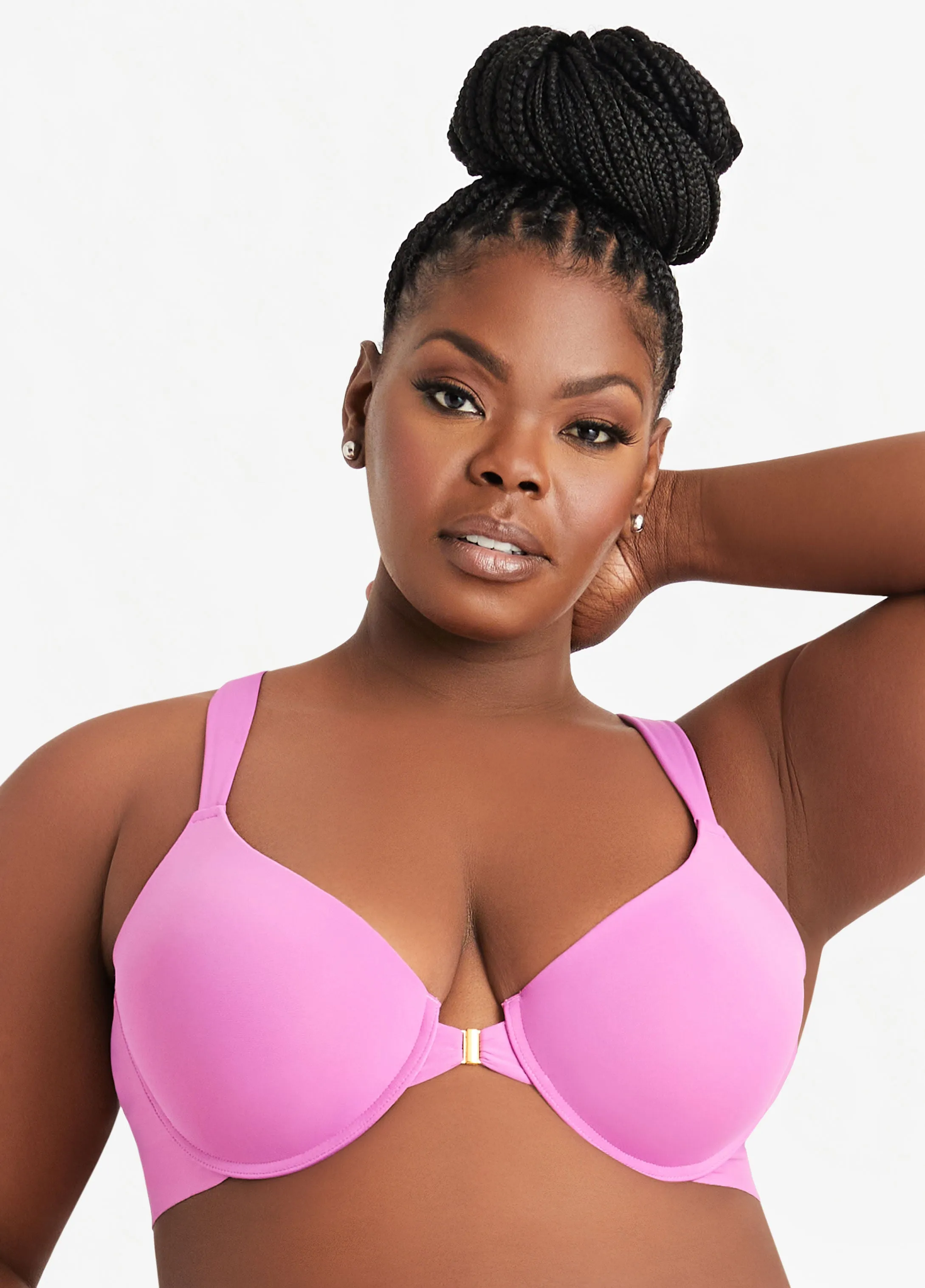 Front Close Racerback Bra sold by Ashley Stewart product image thumbnail 5