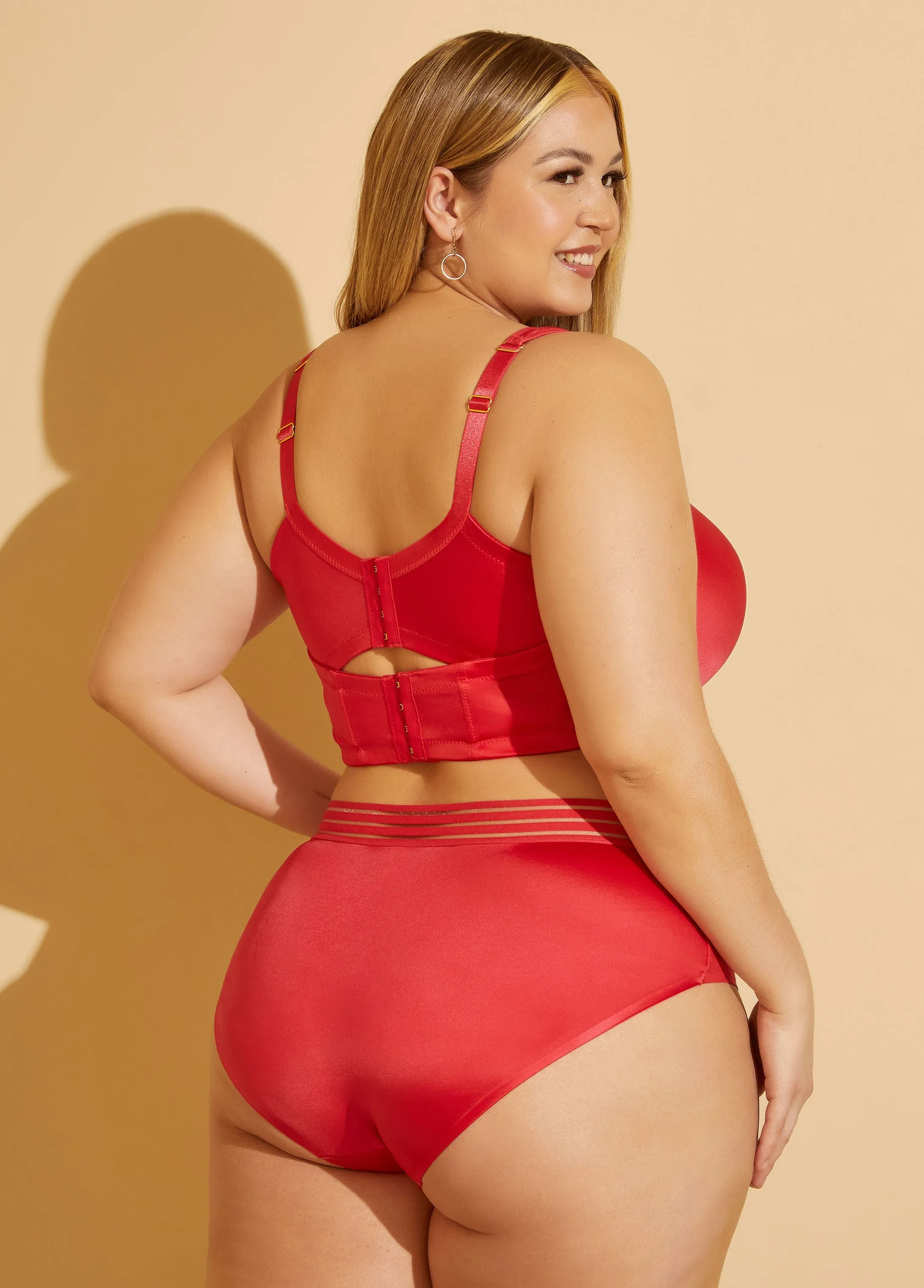 Sheer Waist Brief Panty sold by Ashley Stewart product image thumbnail 5