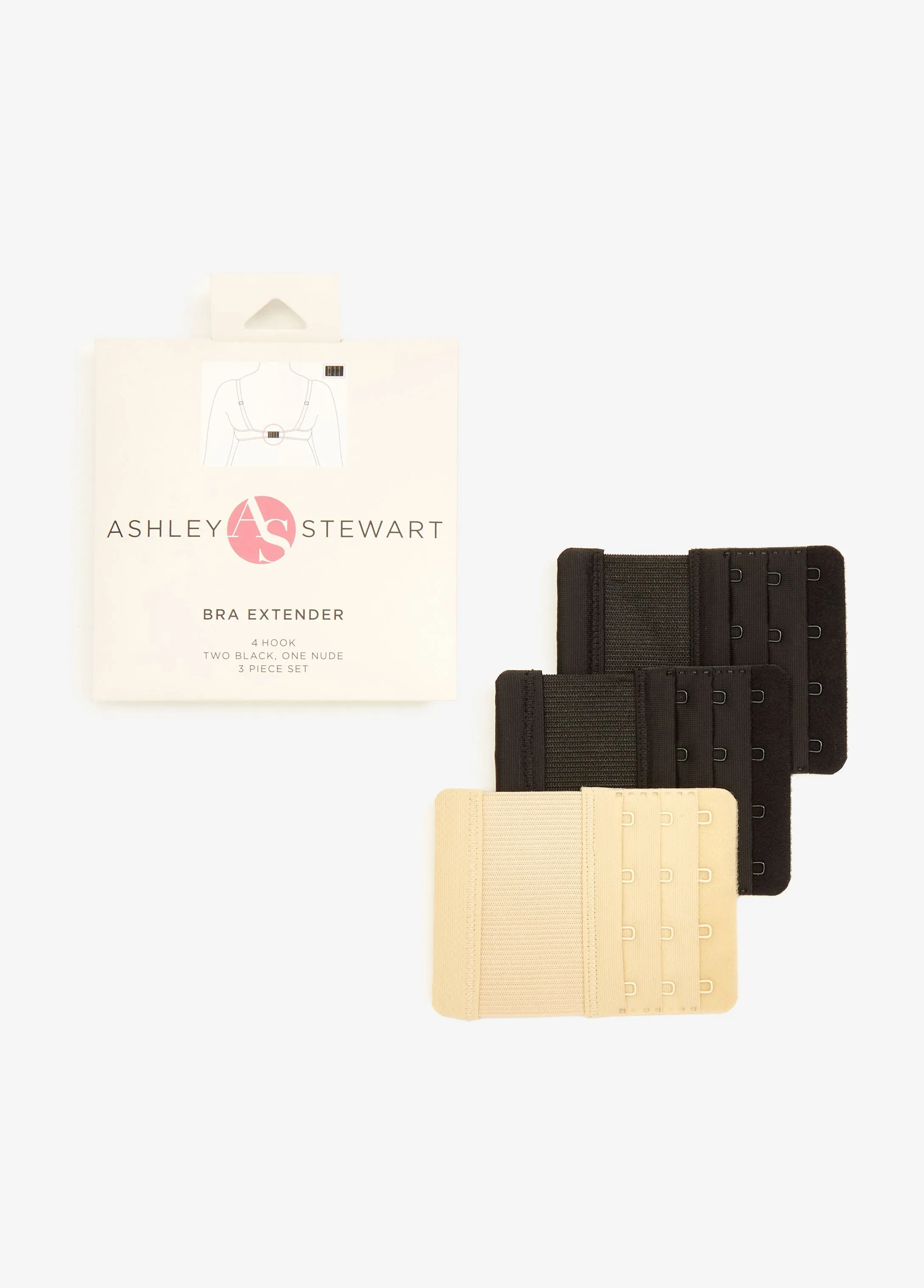 Four Hook Bra Extender Set sold by Ashley Stewart product image thumbnail 3