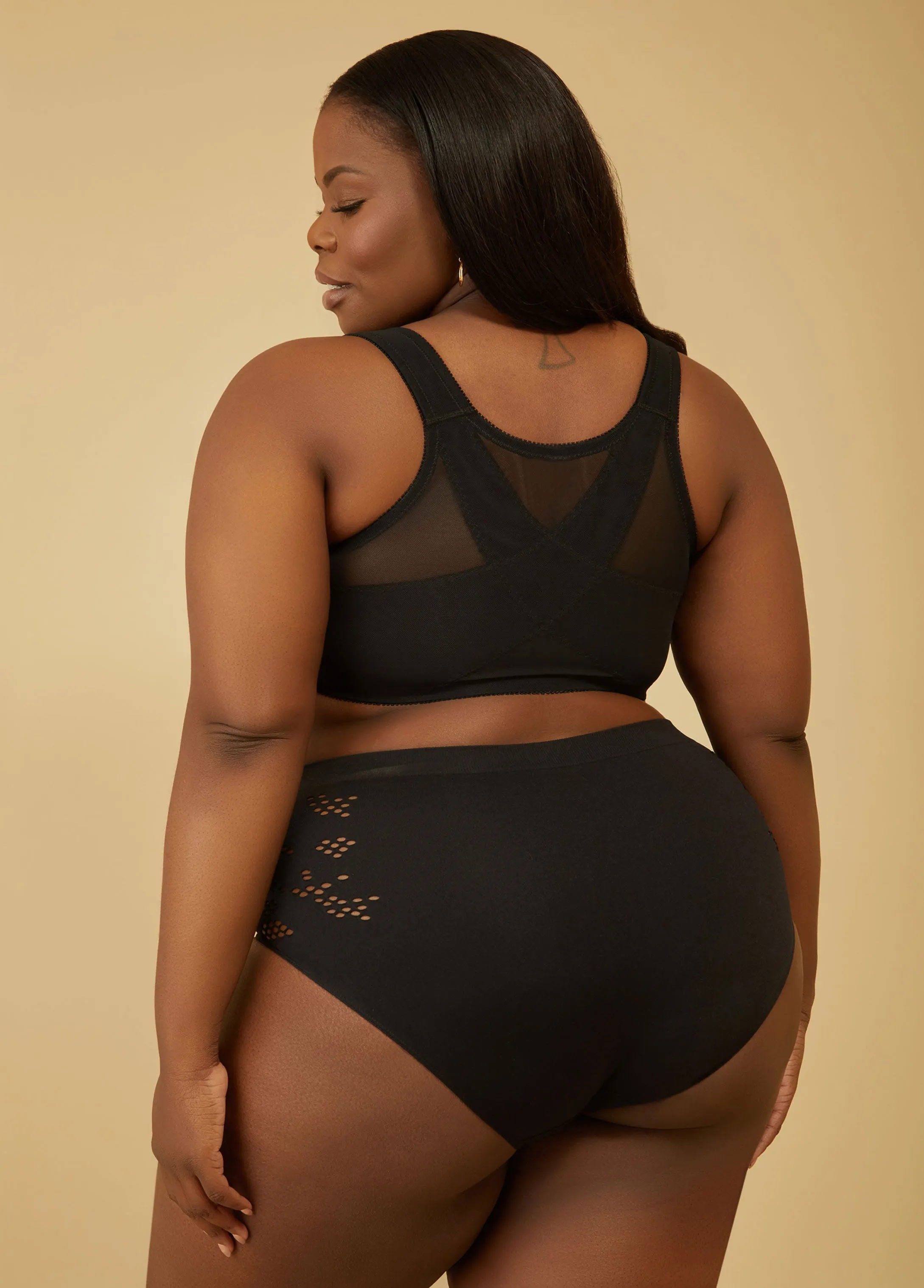 Wireless Front Close Posture Bra sold by Ashley Stewart product image thumbnail 2