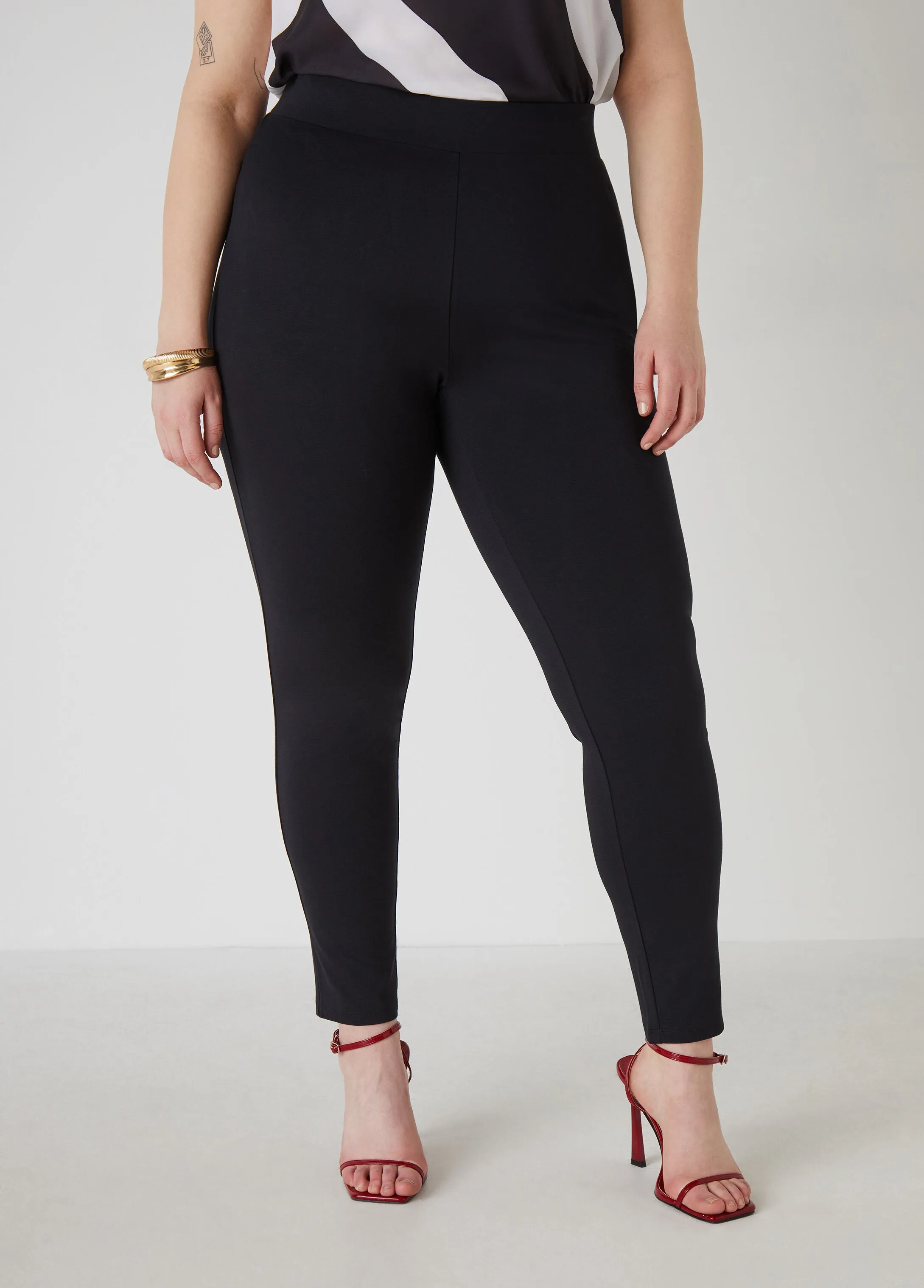 Ponte Pull On Leggings sold by Ashley Stewart