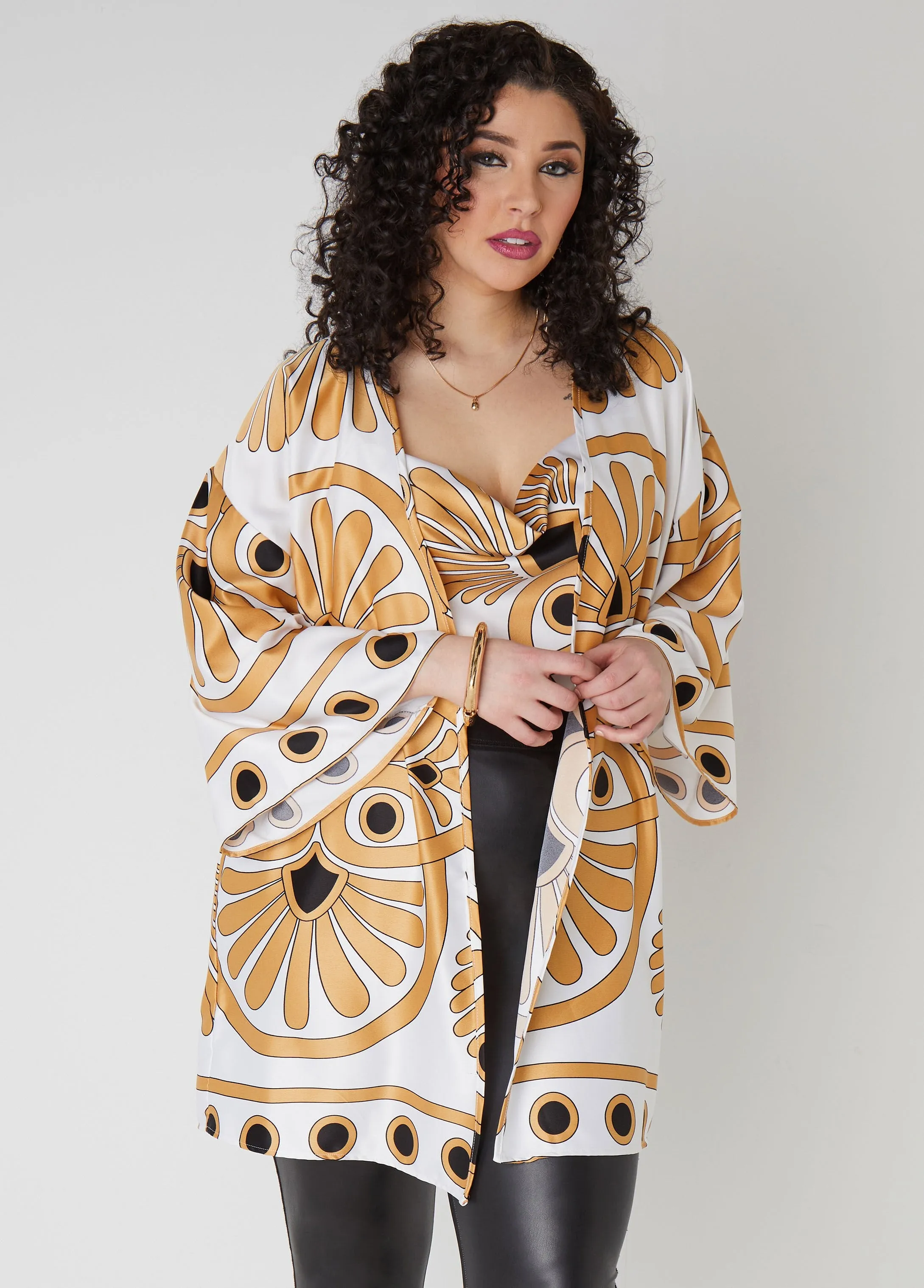 Art Print Kimono sold by Ashley Stewart