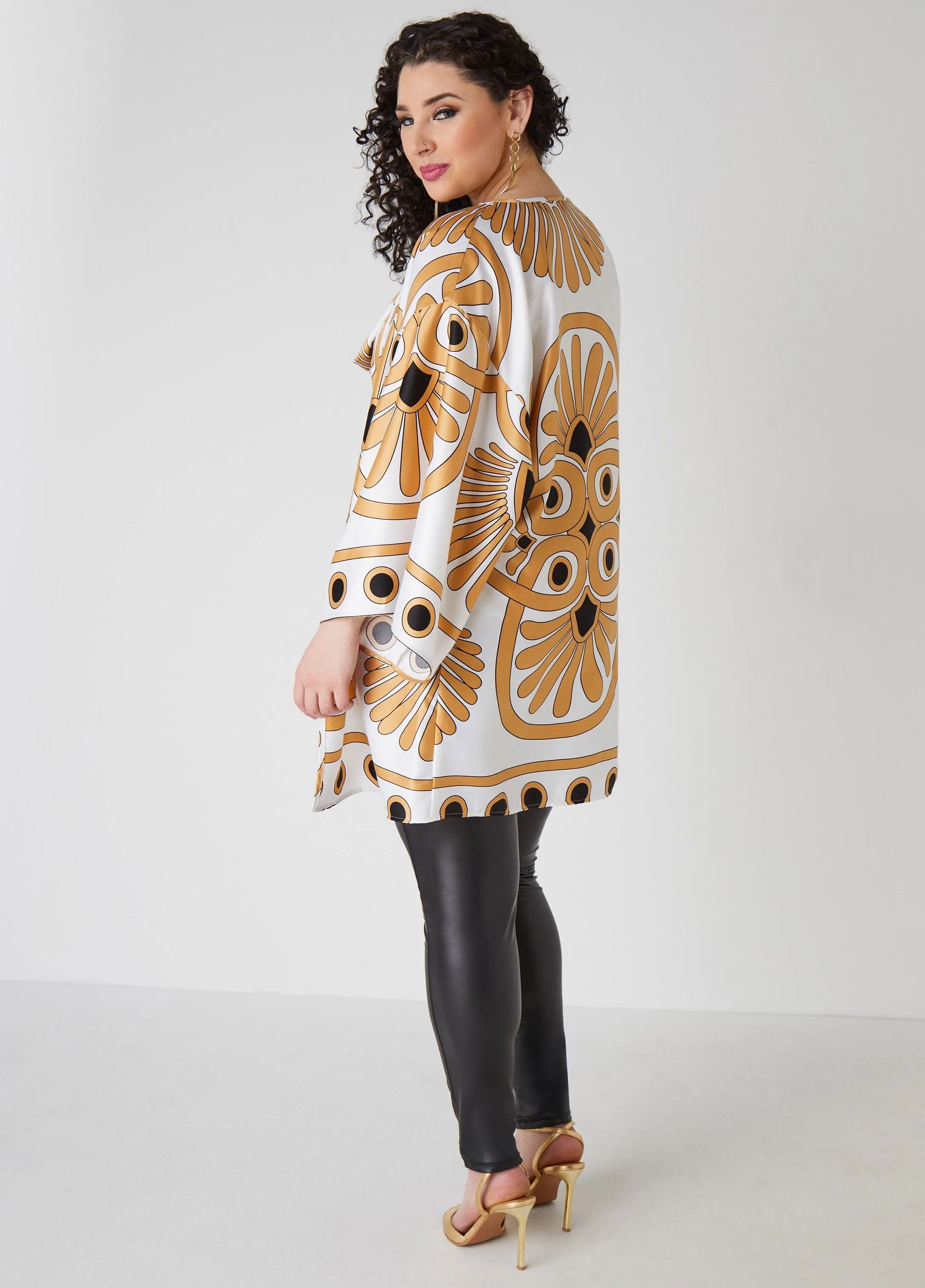 Art Print Kimono sold by Ashley Stewart product image thumbnail 2