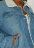 Faux Shearling Lined Denim Jacket sold by Ashley Stewart